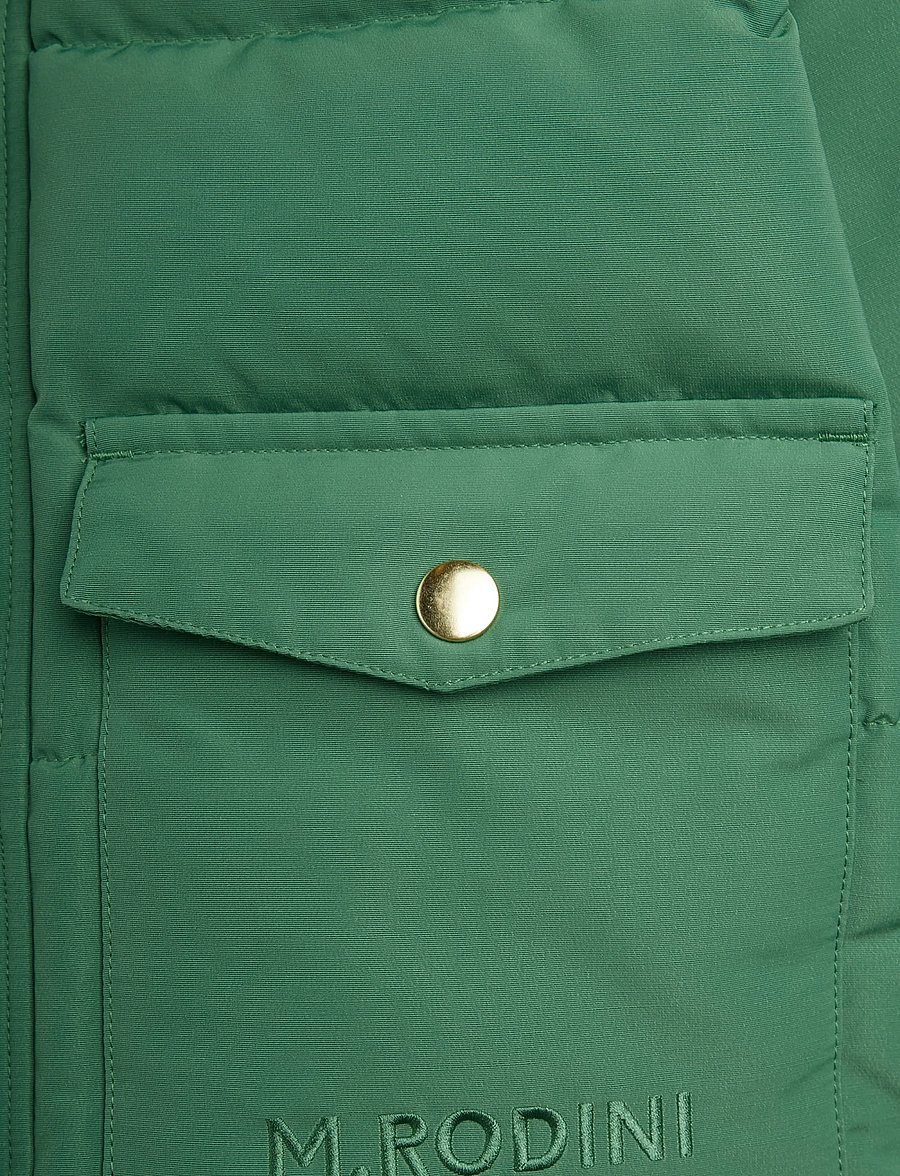 Mini Rodini - Solid heavy puffer - soojad ja polsterdatud - green - 3