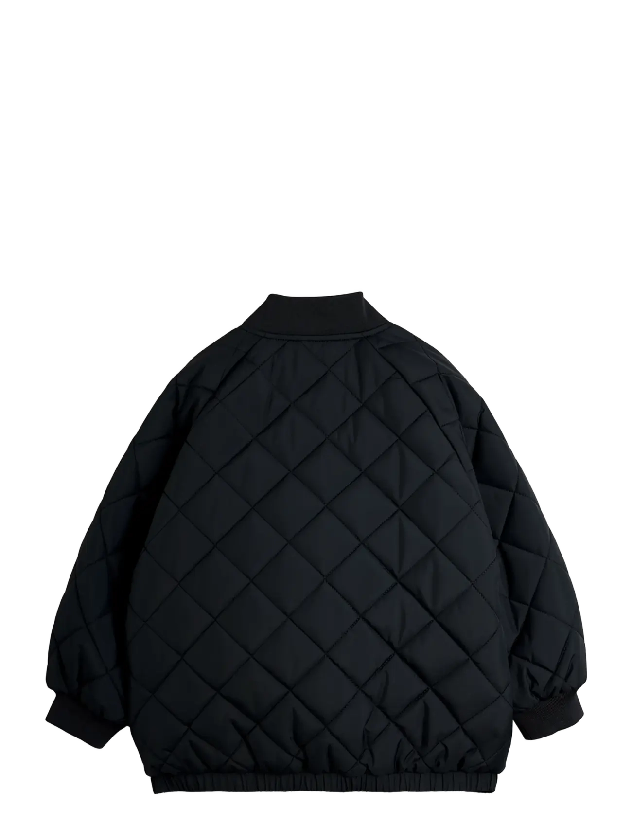 Mini Rodini - Ritzratz patch quilted puffer - quilted jackets - black - 1