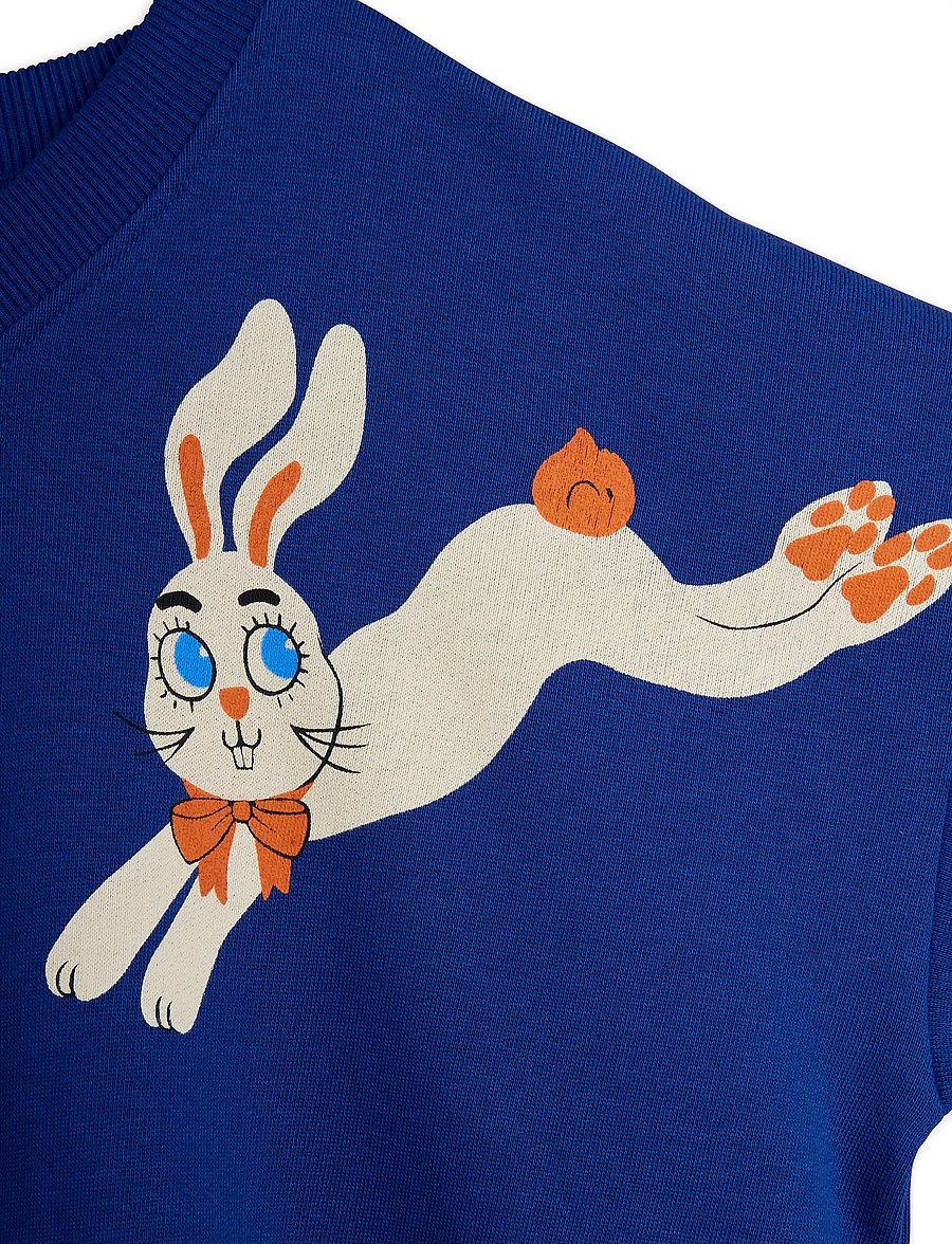 Mini Rodini - Rabbits sp sweatshirt - sweatshirts - blue - 2