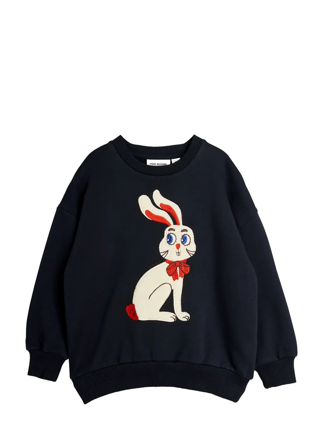 Mini Rodini Rabbit application sweatshirt - New Arrivals - BLACK / black