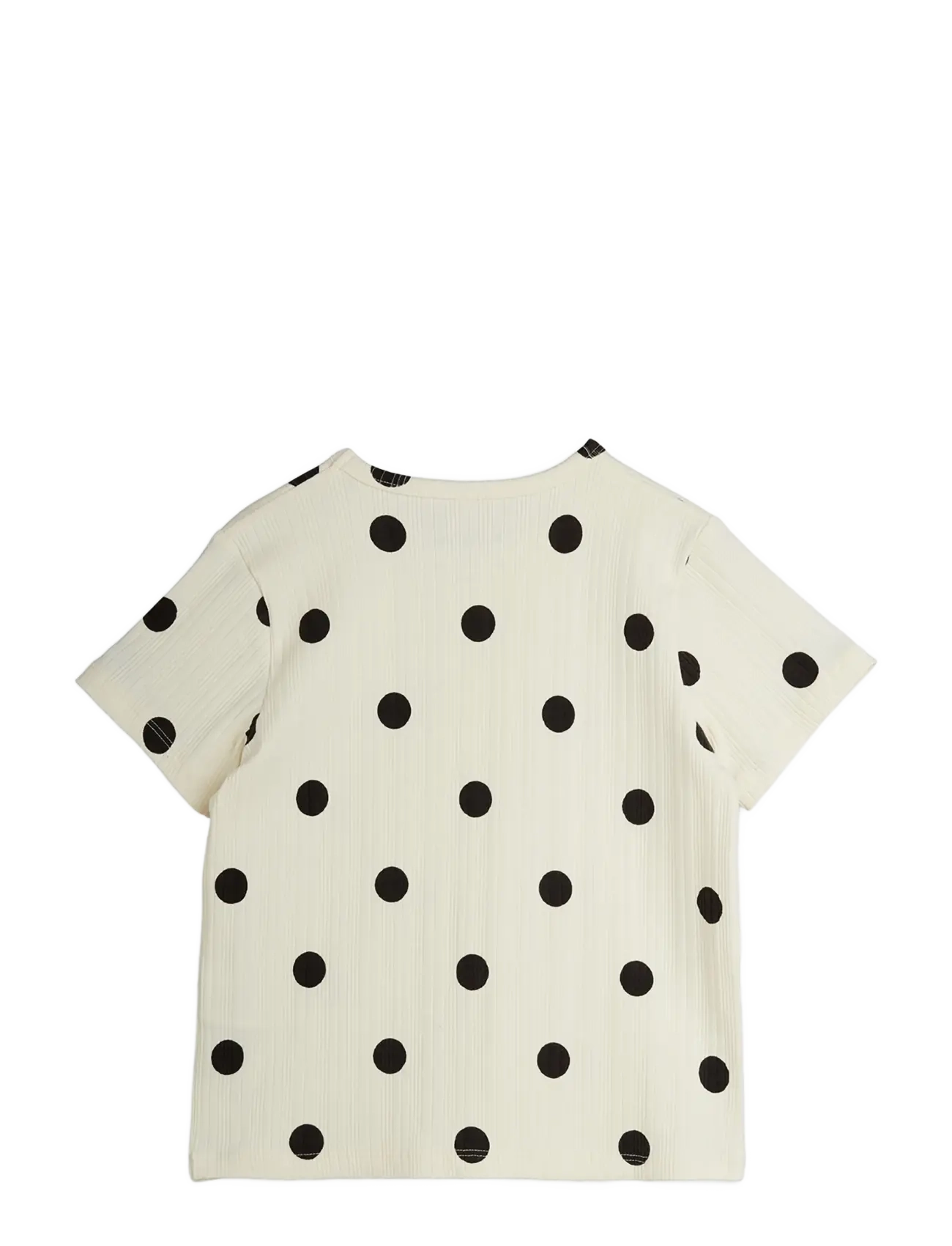 Mini Rodini - Dots aop dog ss tee - kurzärmelige - off-white - 1