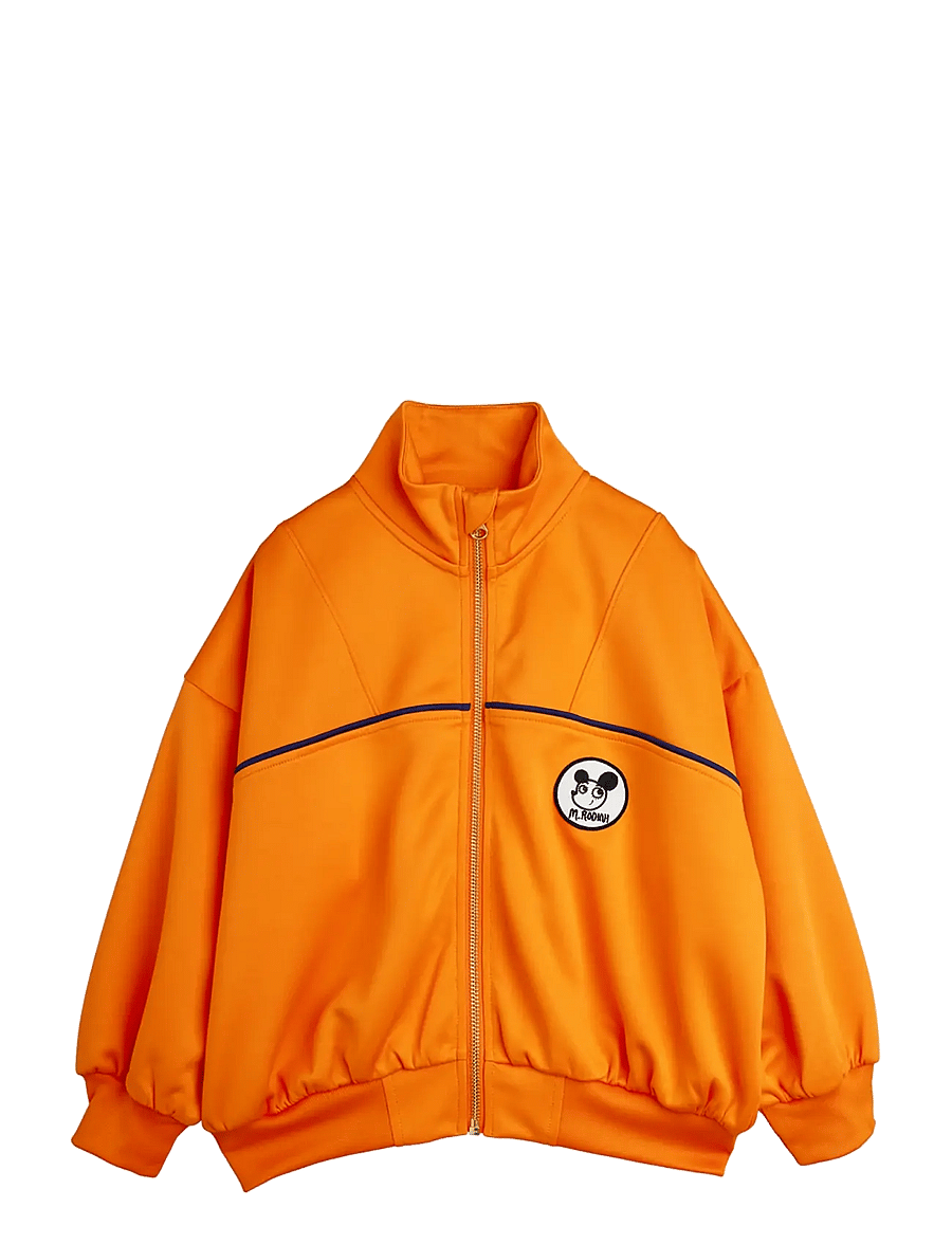 Mini Rodini - Ritzratz patch tracksuit jacket - leichte jacken - orange - 0