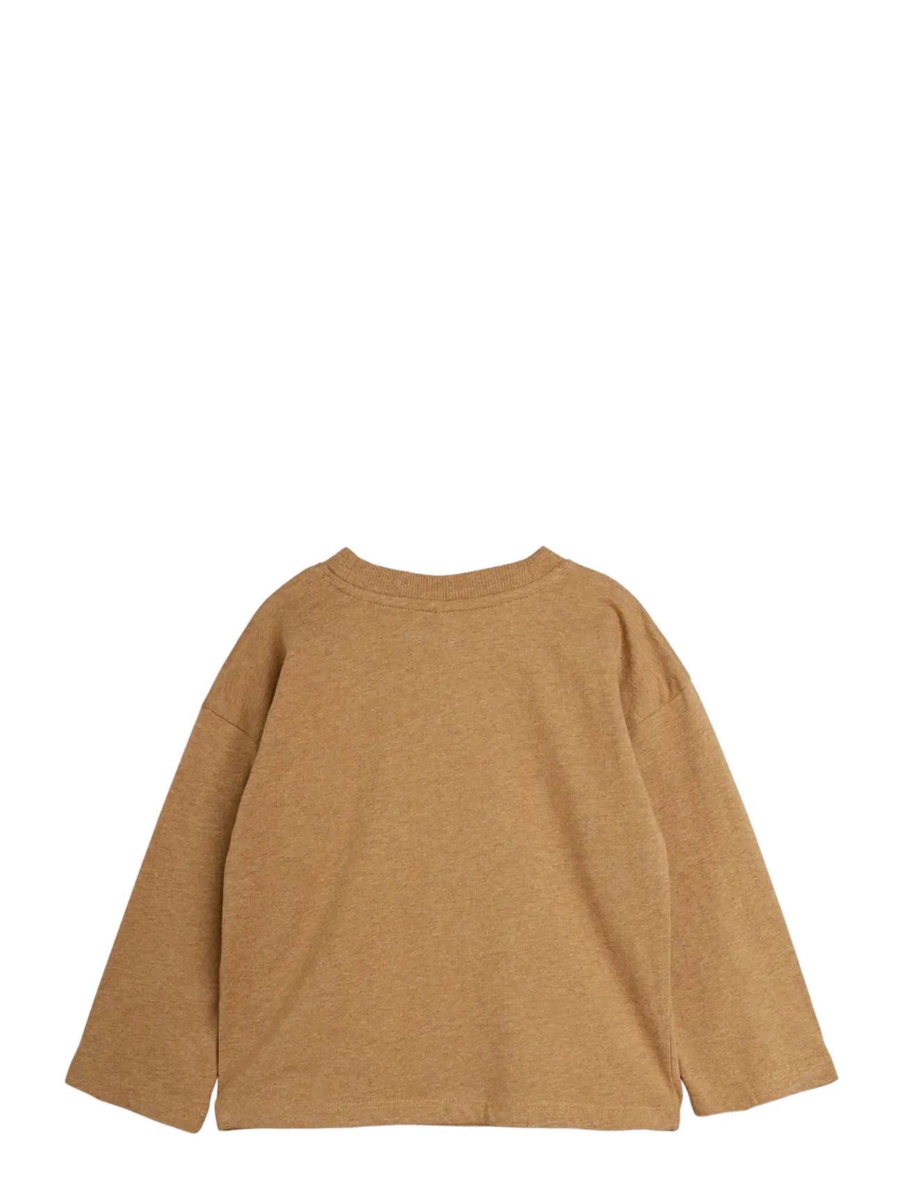 Mini Rodini - Panther sp melange ls tee - brown - 1