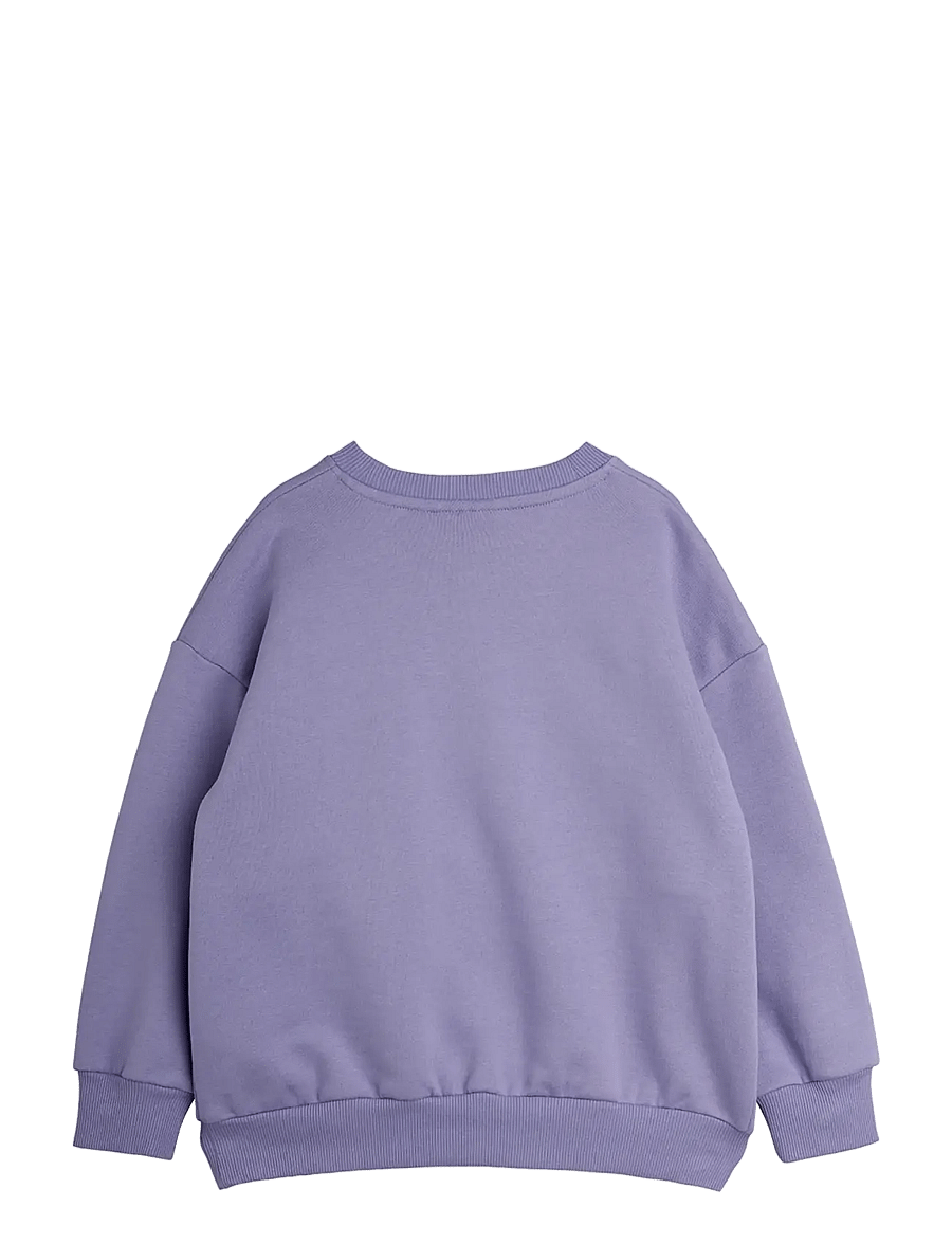 Mini Rodini - Panther panel sweatshirt - sweatshirts - purple - 1