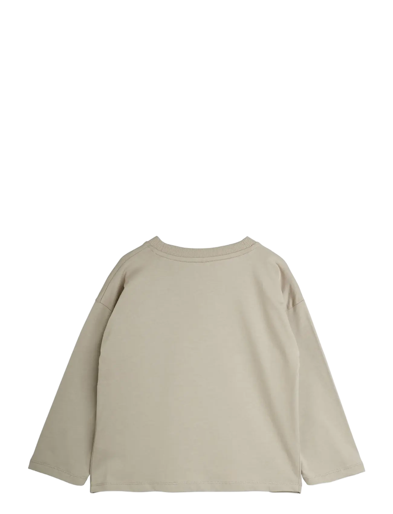 Mini Rodini - Skunk emb ls tee - långärmade t-shirts - grey - 1