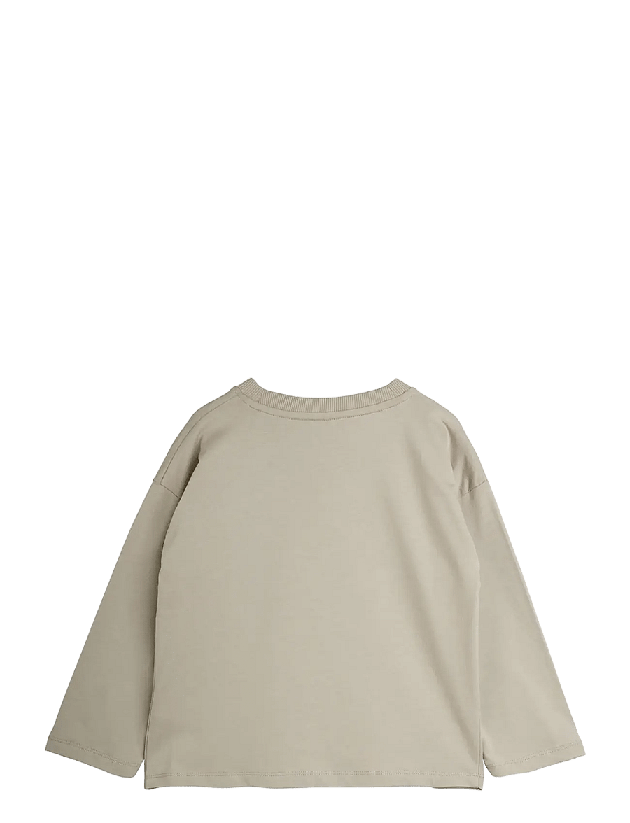 Mini Rodini - Skunk emb ls tee - langärmelig - grey - 1