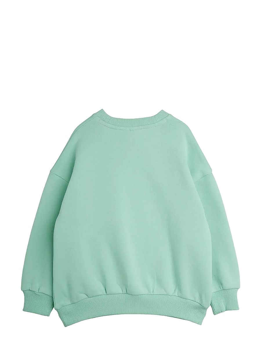 Mini Rodini - Velvet worms observations sp sweatshirt - sweatshirts - green - 1