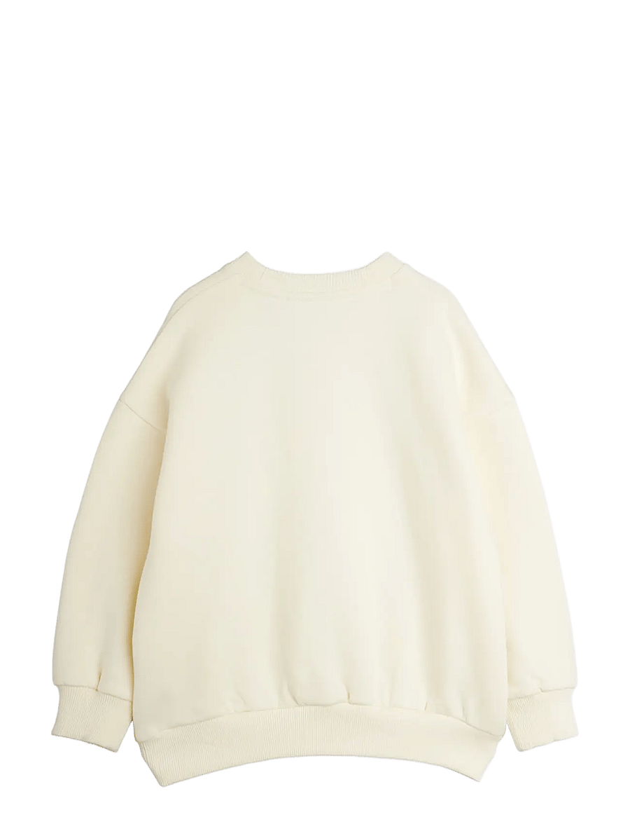 Mini Rodini - Velvet worms observations sp sweatshirt - sweatshirts - off-white - 1