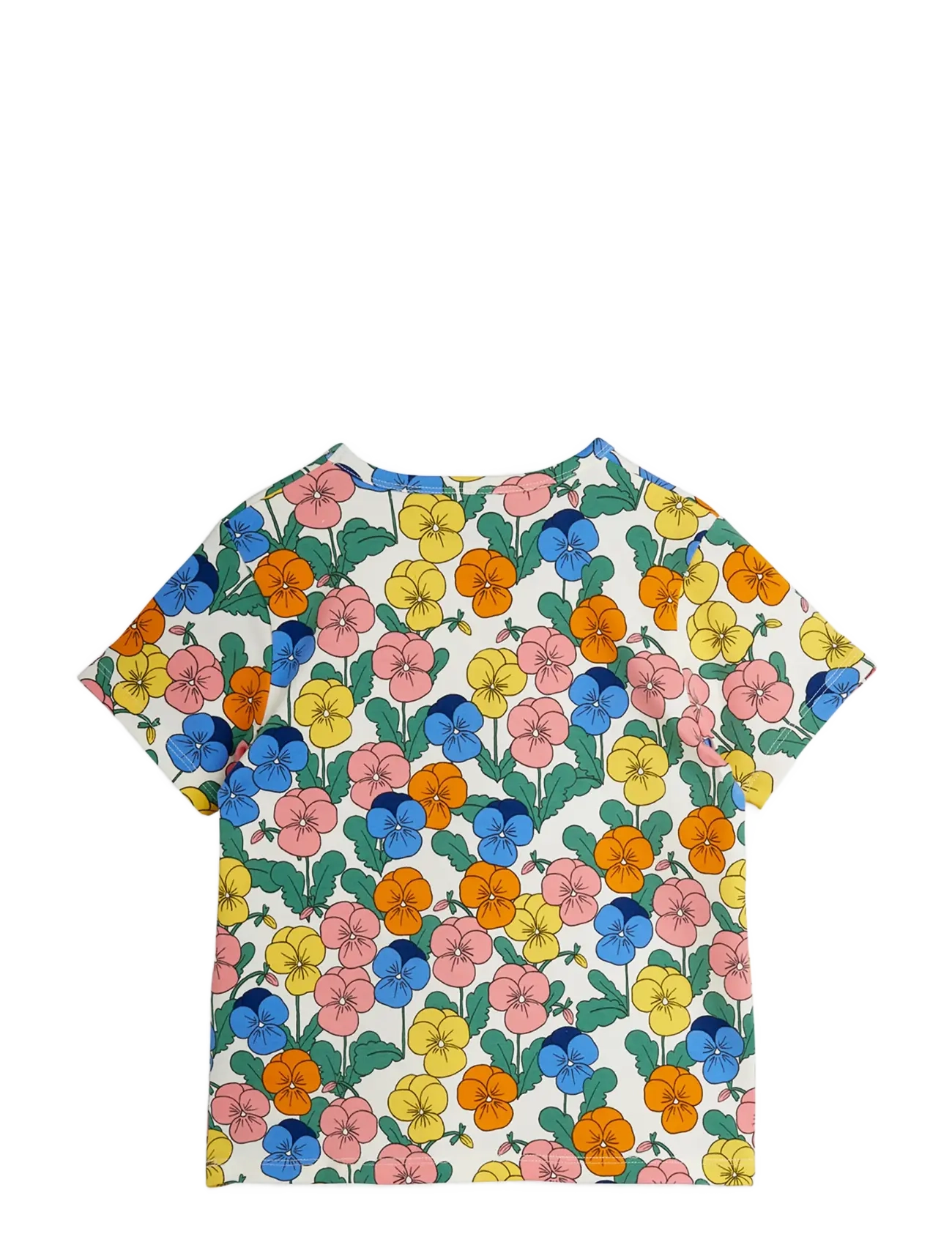 Mini Rodini - Violas aop ss tee - kortärmade t-shirts - multi - 1