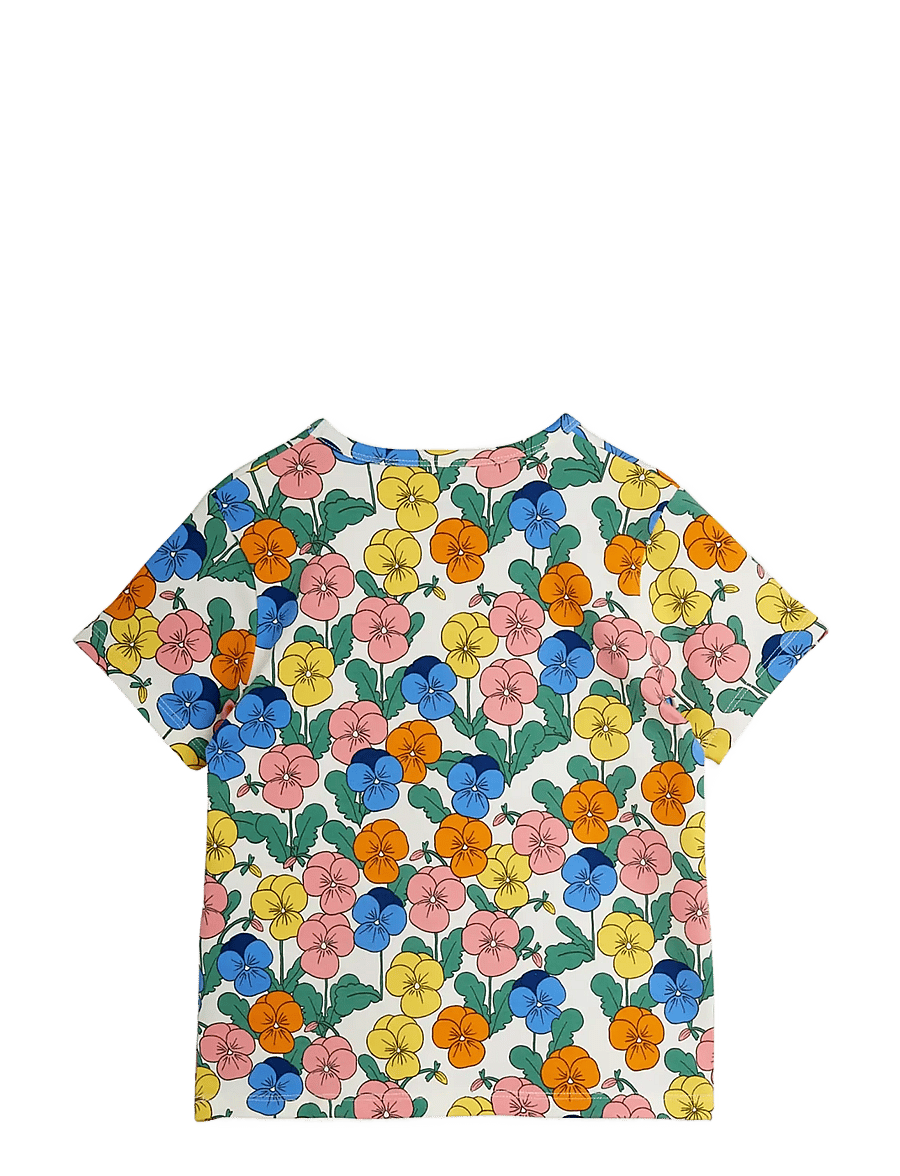 Mini Rodini - Violas aop ss tee - kortärmade t-shirts - multi - 1