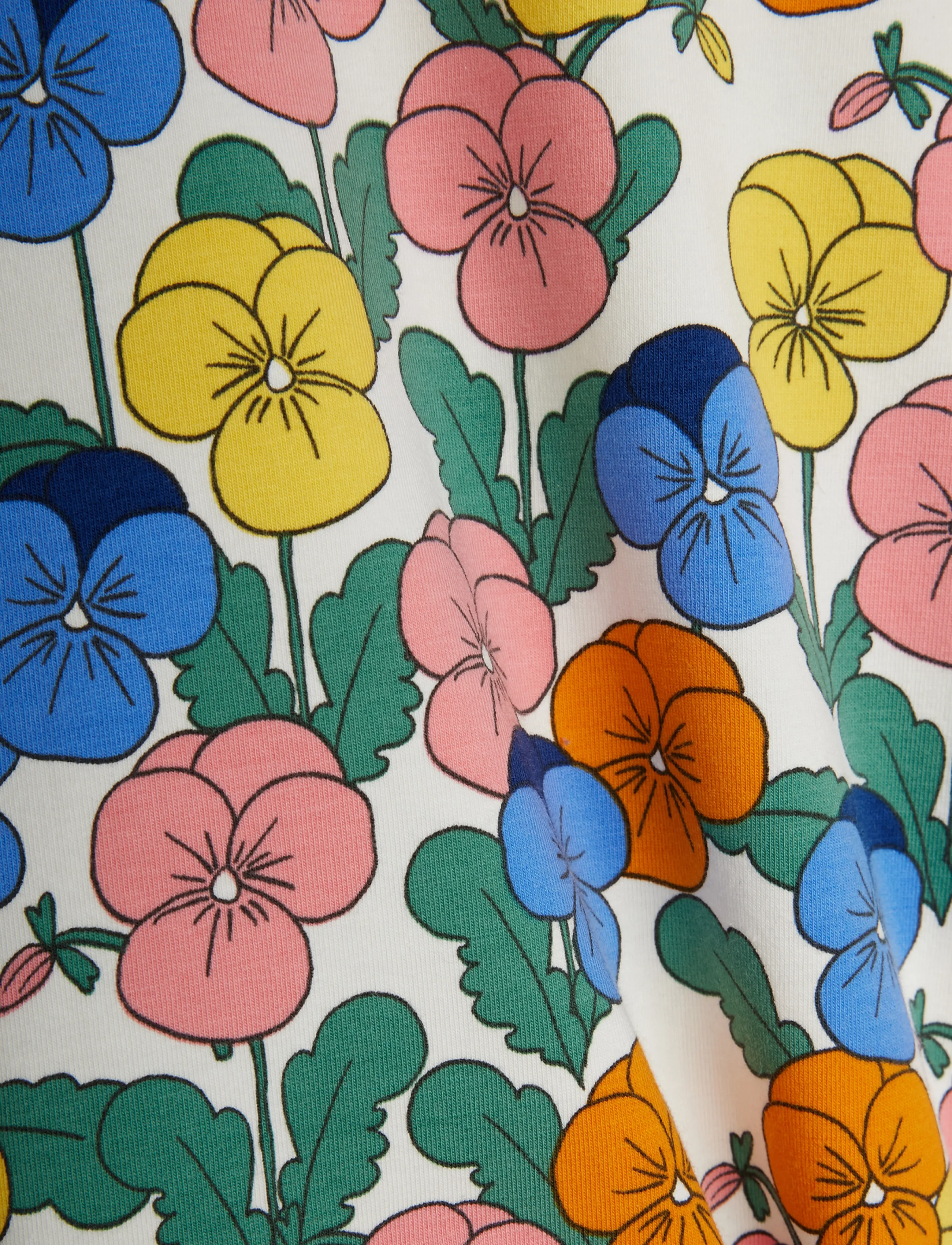 Mini Rodini - Violas aop ss tee - kortärmade t-shirts - multi - 2