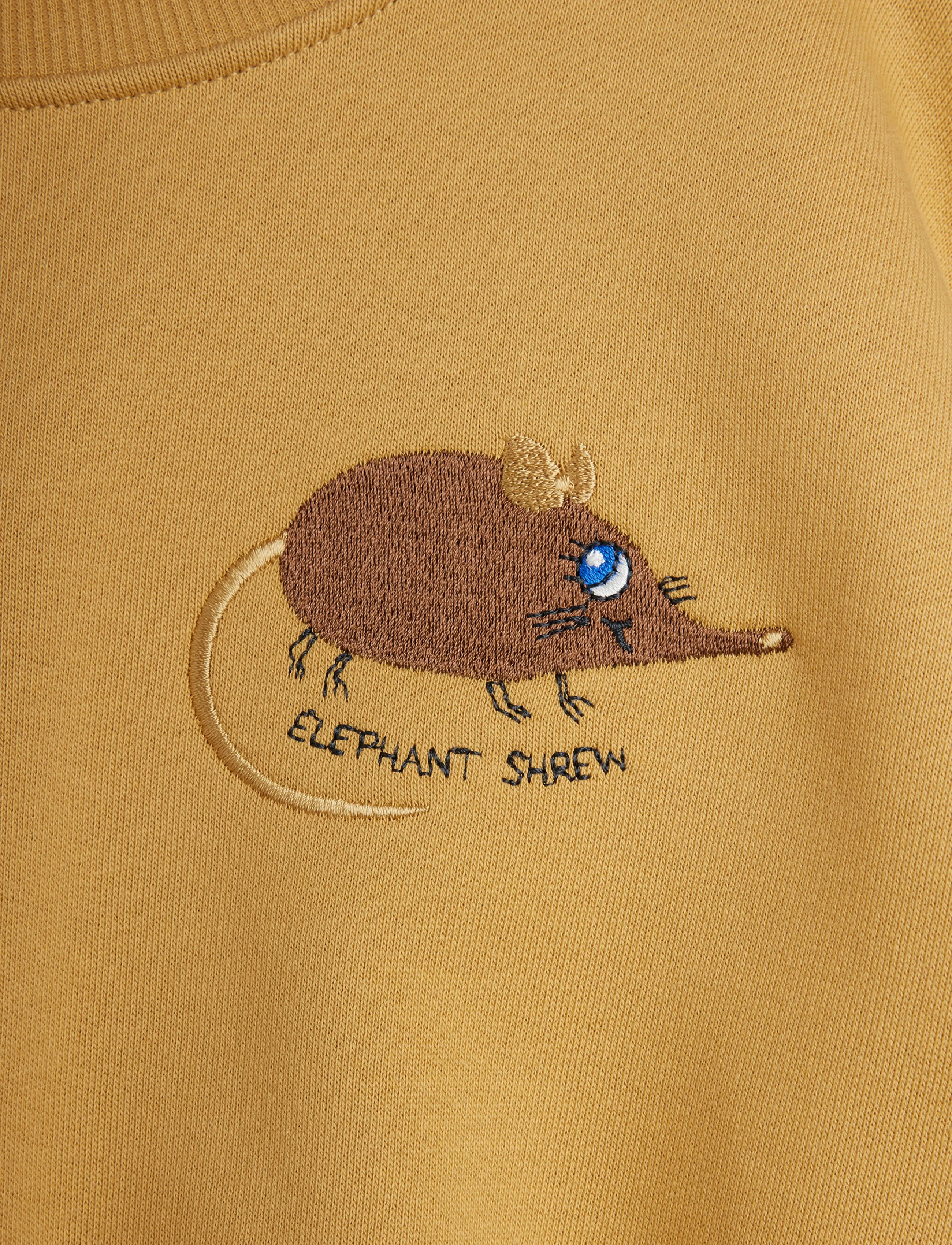 Mini Rodini - Elephant shrew emb sweatshirt - sweatshirts - beige - 3
