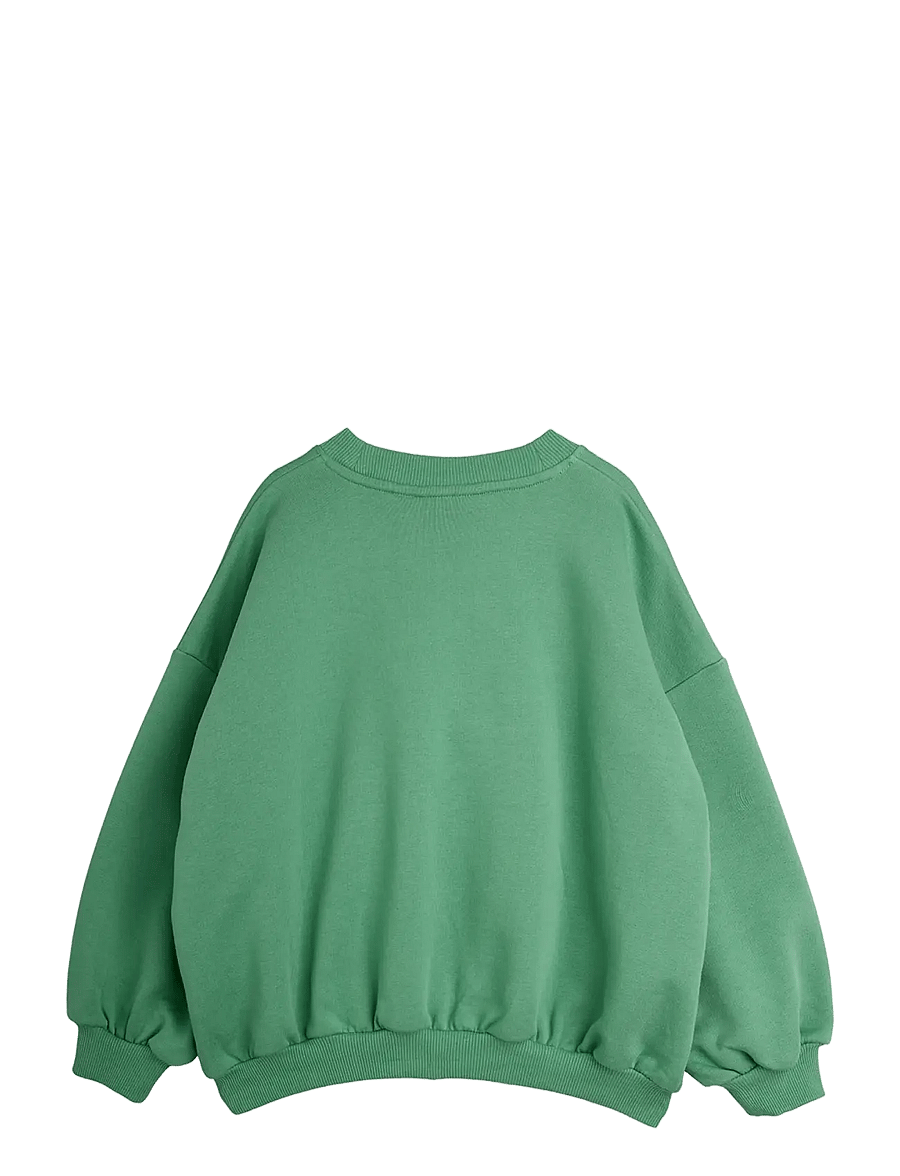 Mini Rodini - Elephant shrew chenille sweatshirt - dressipluusid - green - 1