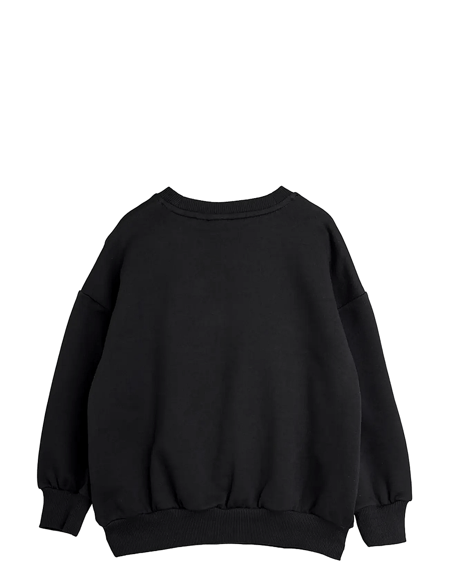 Mini Rodini - Elephant shrew panel sweatshirt - sweatshirts - black - 1