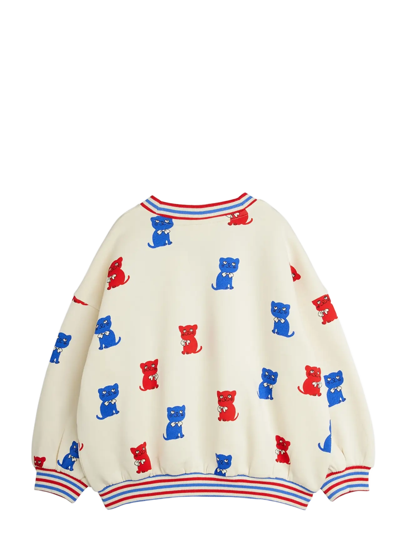 Mini Rodini - Kittens aop sweatshirt - off-white - 1