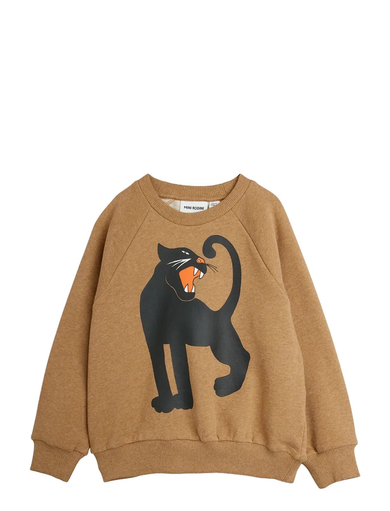 Mini Rodini Panther sp melange sweatshirt - New Arrivals - BROWN / brown