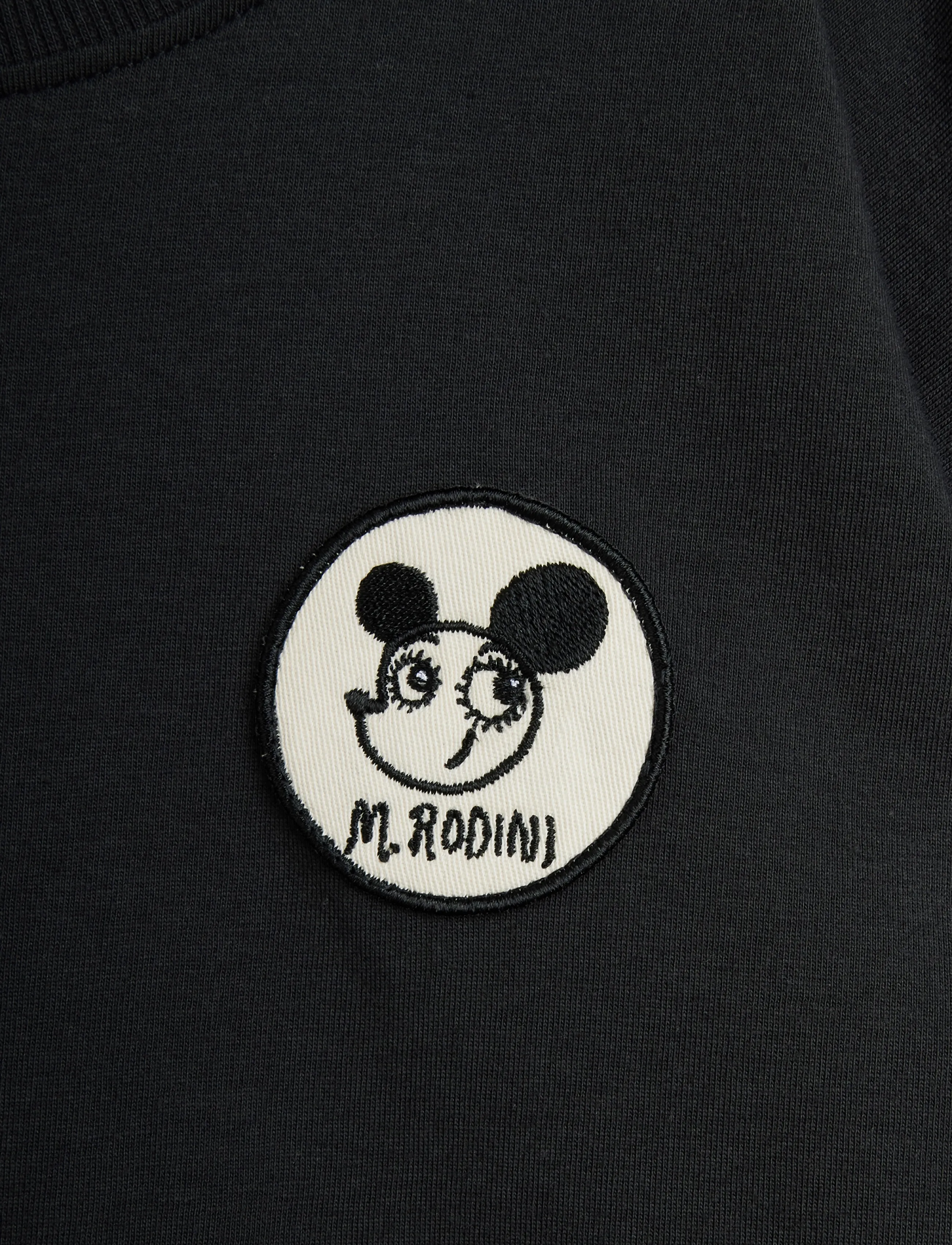 Mini Rodini - Ritzratz patch ls tee - džemprid - black - 2