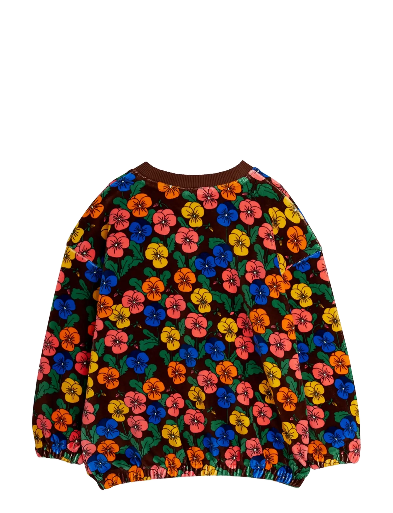 Mini Rodini - Violas aop velour sweatshirt - multi - 1