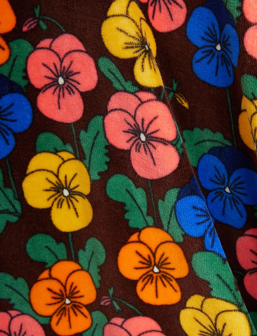 Mini Rodini - Violas aop velour sweatshirt - džemprid - multi - 2