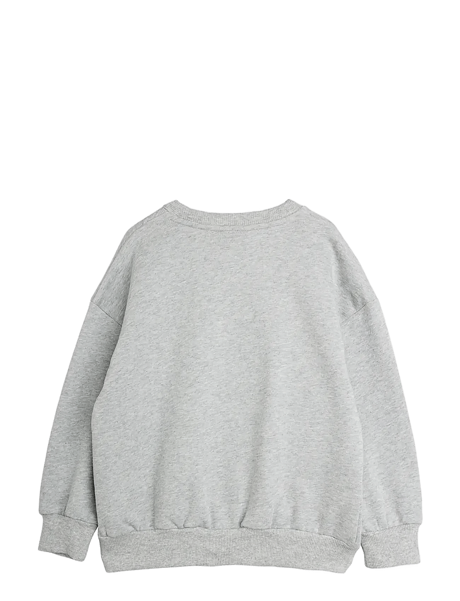 Mini Rodini - Heart application sweatshirt - džemprid - grey melange - 1