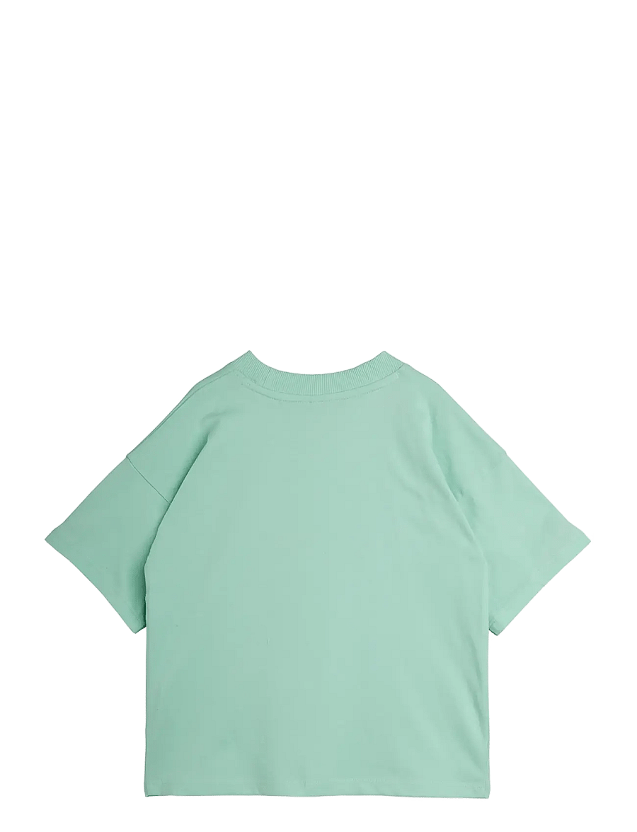 Mini Rodini - Velvet worm sp ss tee - kortärmade t-shirts - green - 1