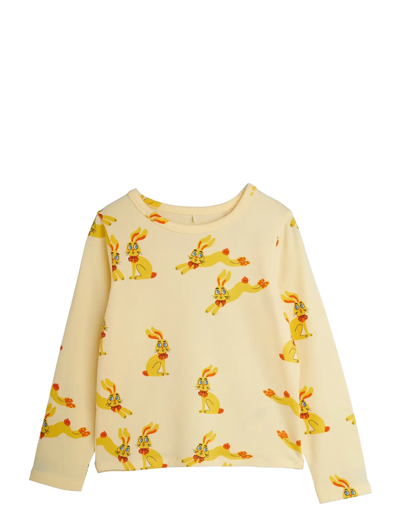 Mini Rodini Rabbits aop ls tee - New Arrivals - YELLOW / yellow