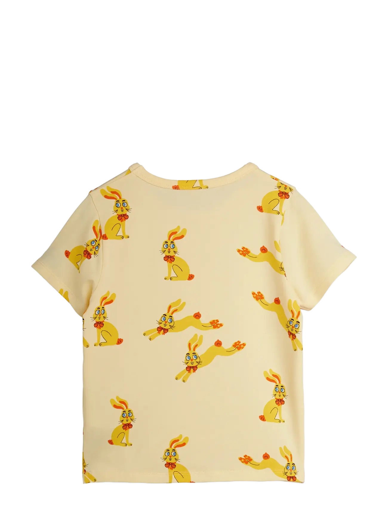 Mini Rodini - Rabbits aop ss tee - lühikeste varrukatega t-särgid - yellow - 1