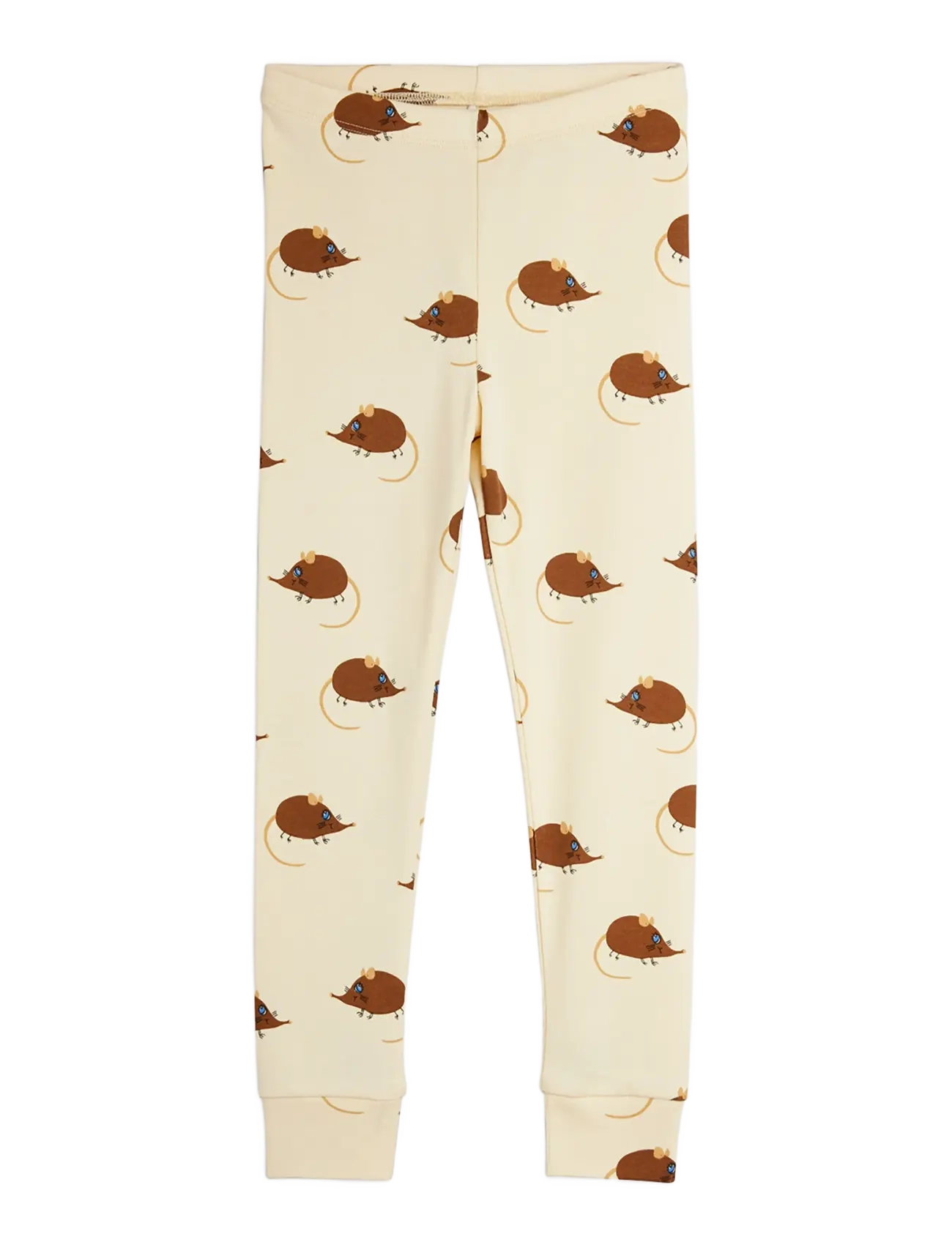 Mini Rodini Elephant shrew aop leggings - New Arrivals - BEIGE / beige