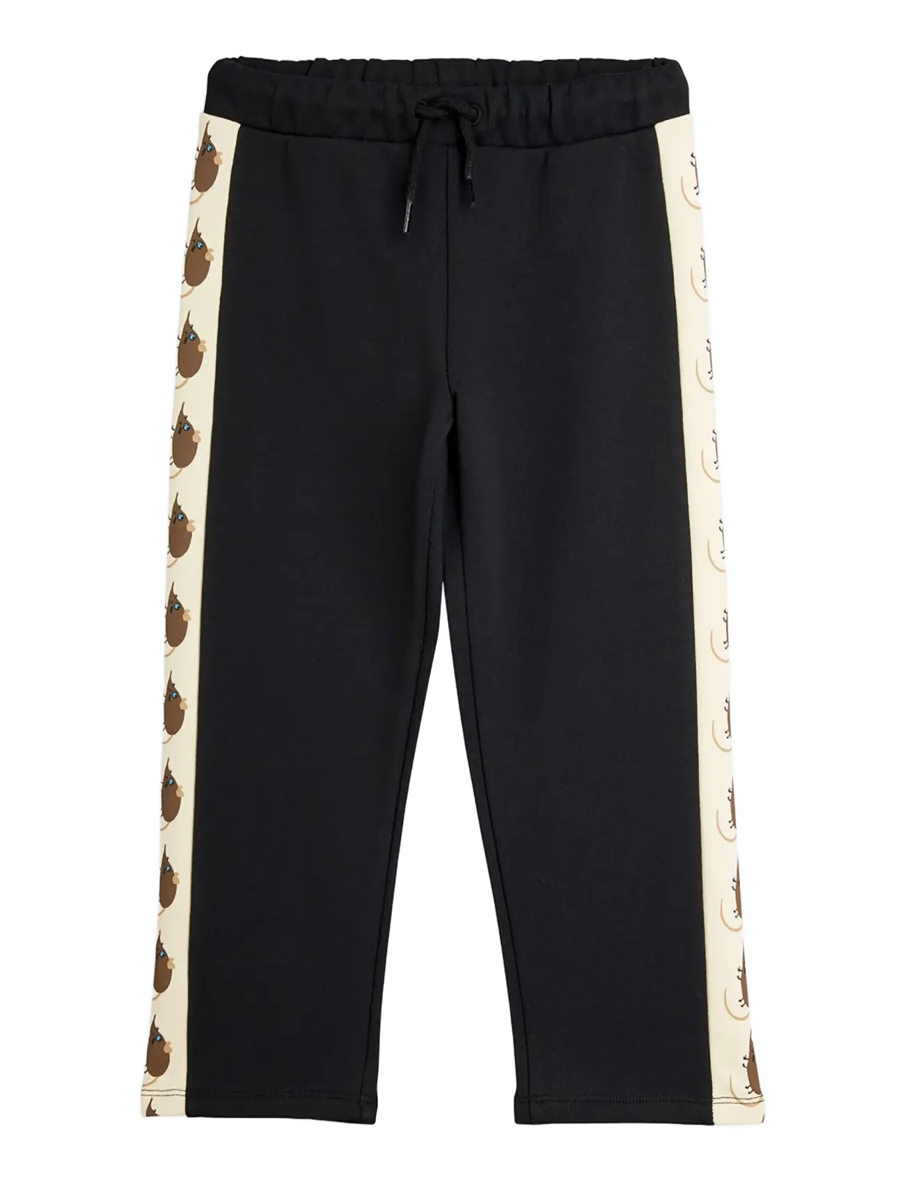 Mini Rodini Elephant Shrew Panel Sweatpants, 140/146, Unterteile, Schwarz - Kinder