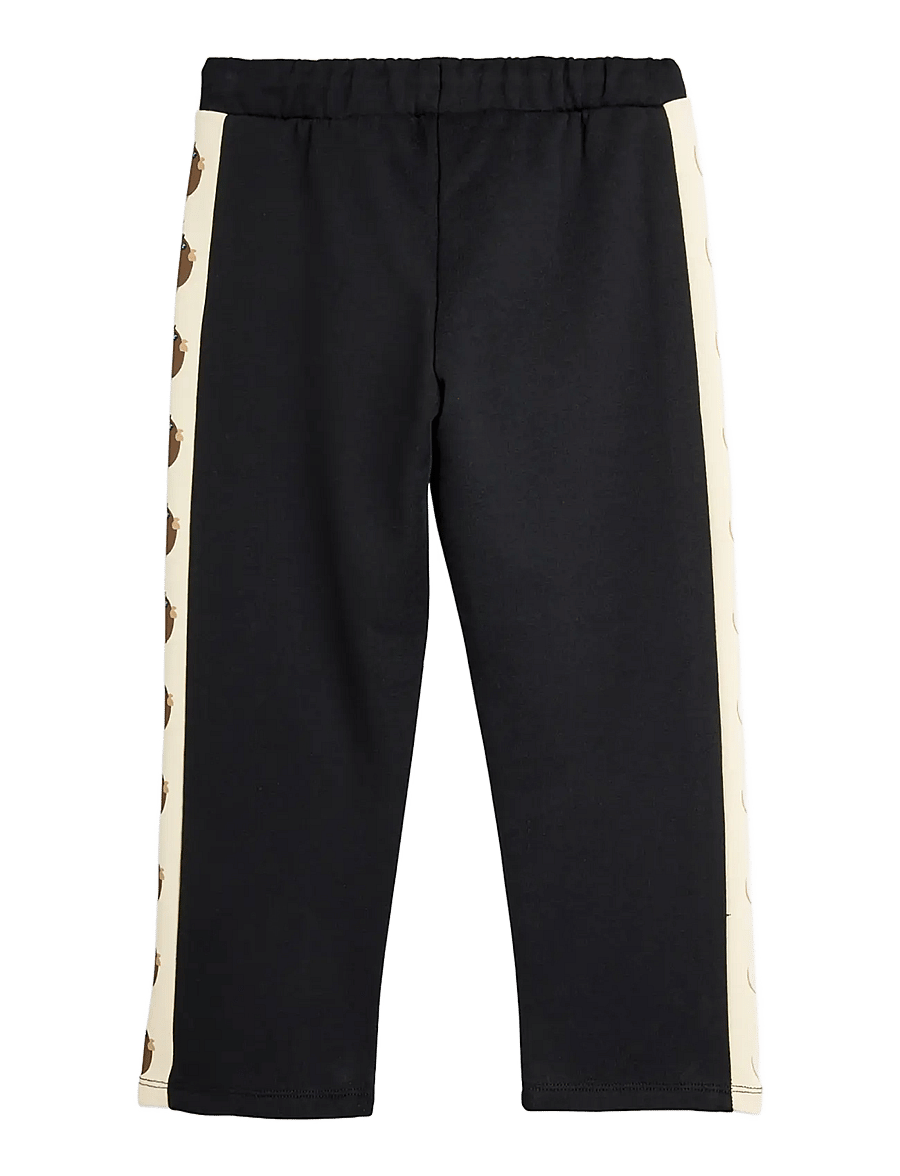 Mini Rodini - Elephant shrew panel sweatpants - dressipüksid - black - 1