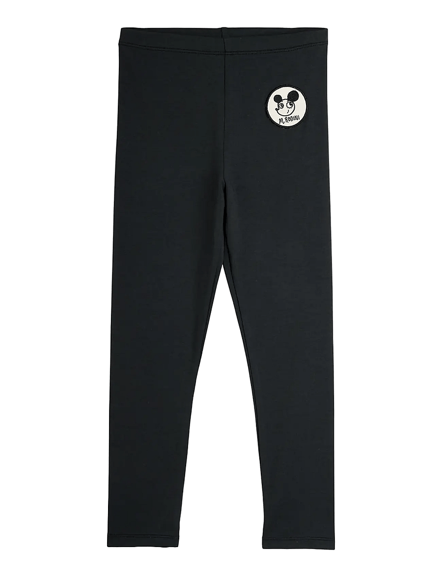 Mini Rodini - Ritzratz patch leggings - leggings - black - 0