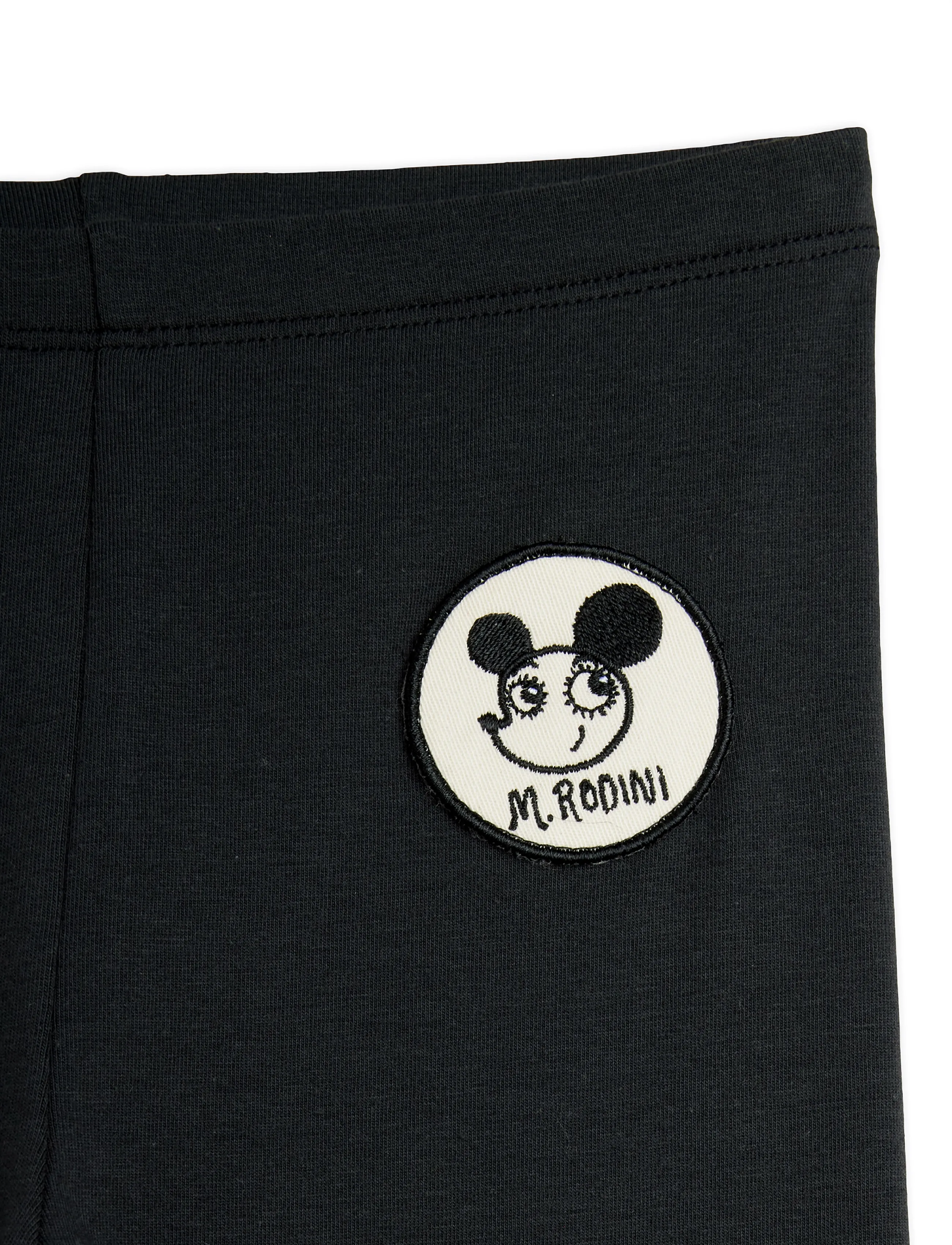 Mini Rodini - Ritzratz patch leggings - black - 2