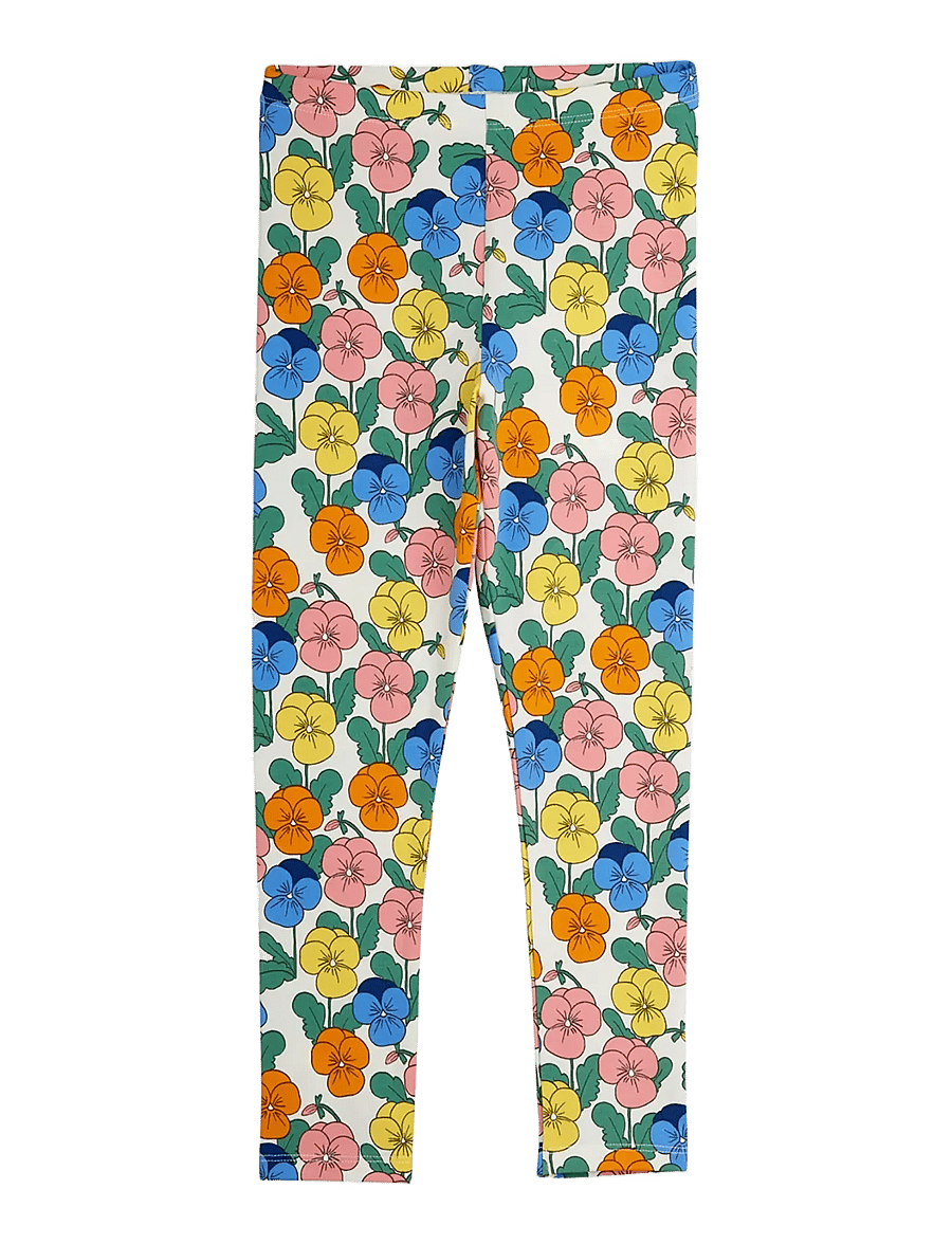 Mini Rodini - Violas aop leggings - leggings - multi - 0