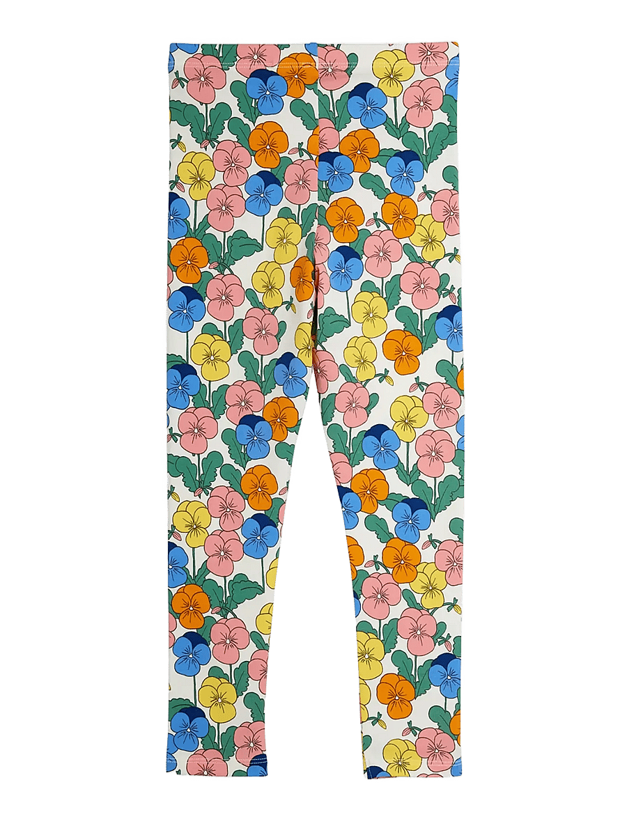 Mini Rodini - Violas aop leggings - leggings - multi - 1