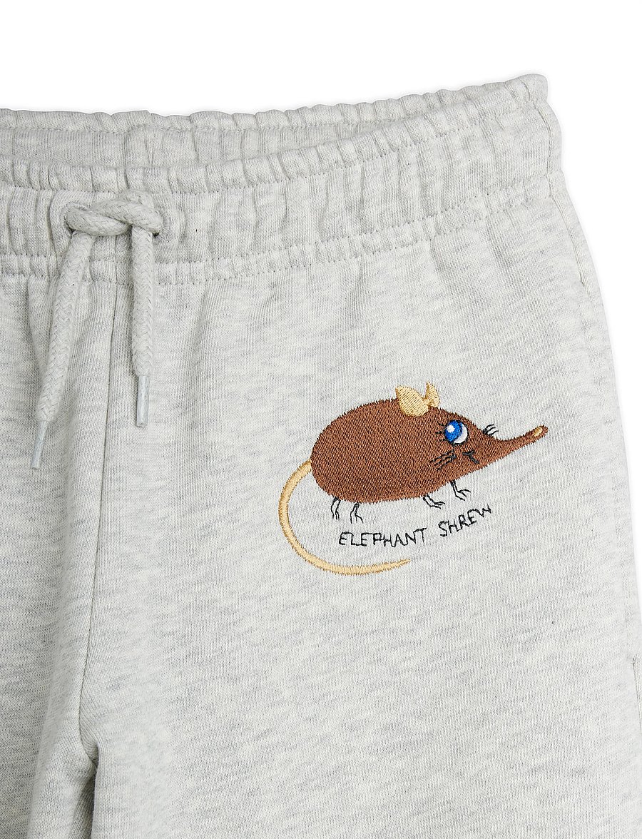 Mini Rodini - Elephant shrew emb sweatpants - dressipüksid - grey melange - 2