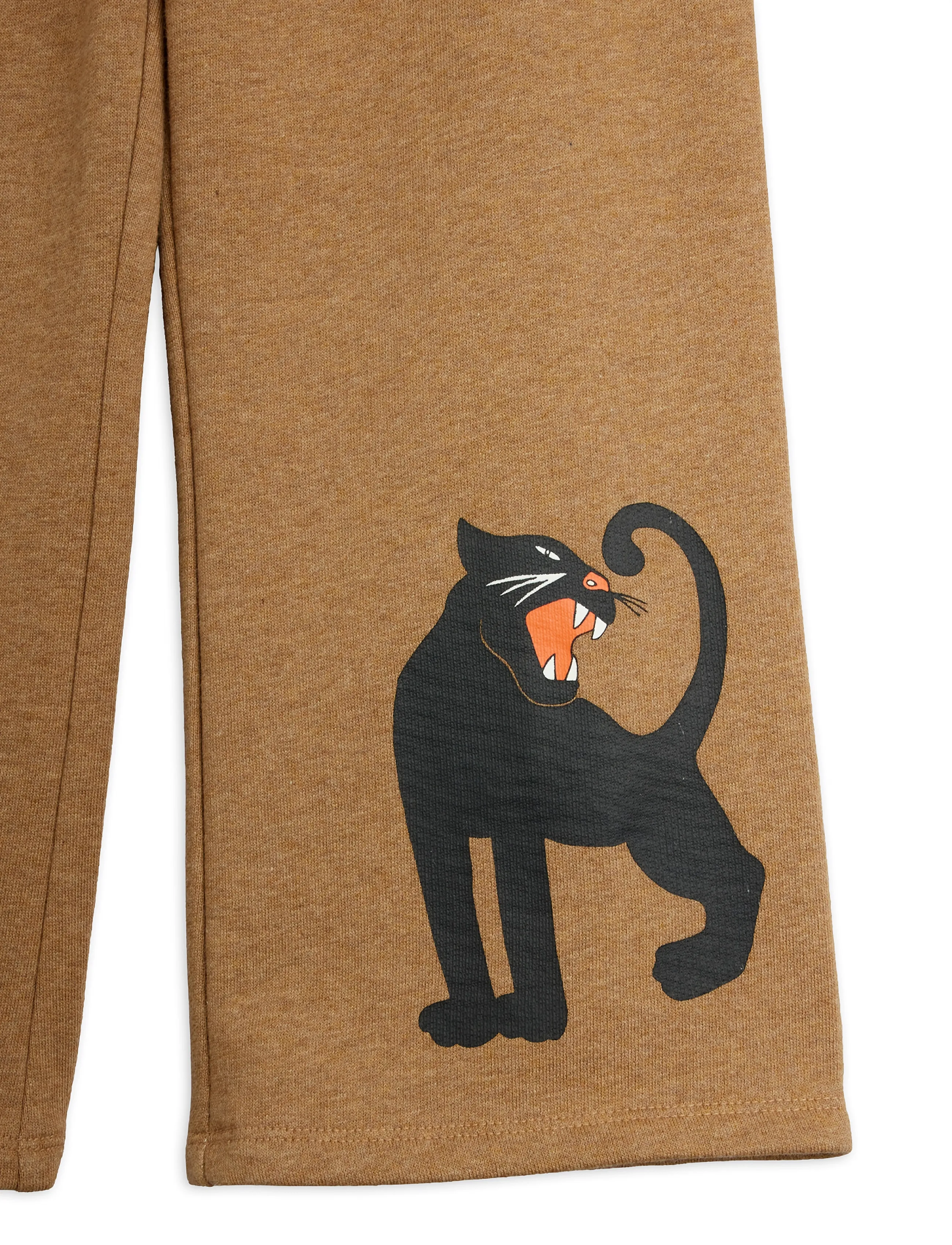 Mini Rodini - Panther sp melange sweatpants - dressipüksid - brown - 3