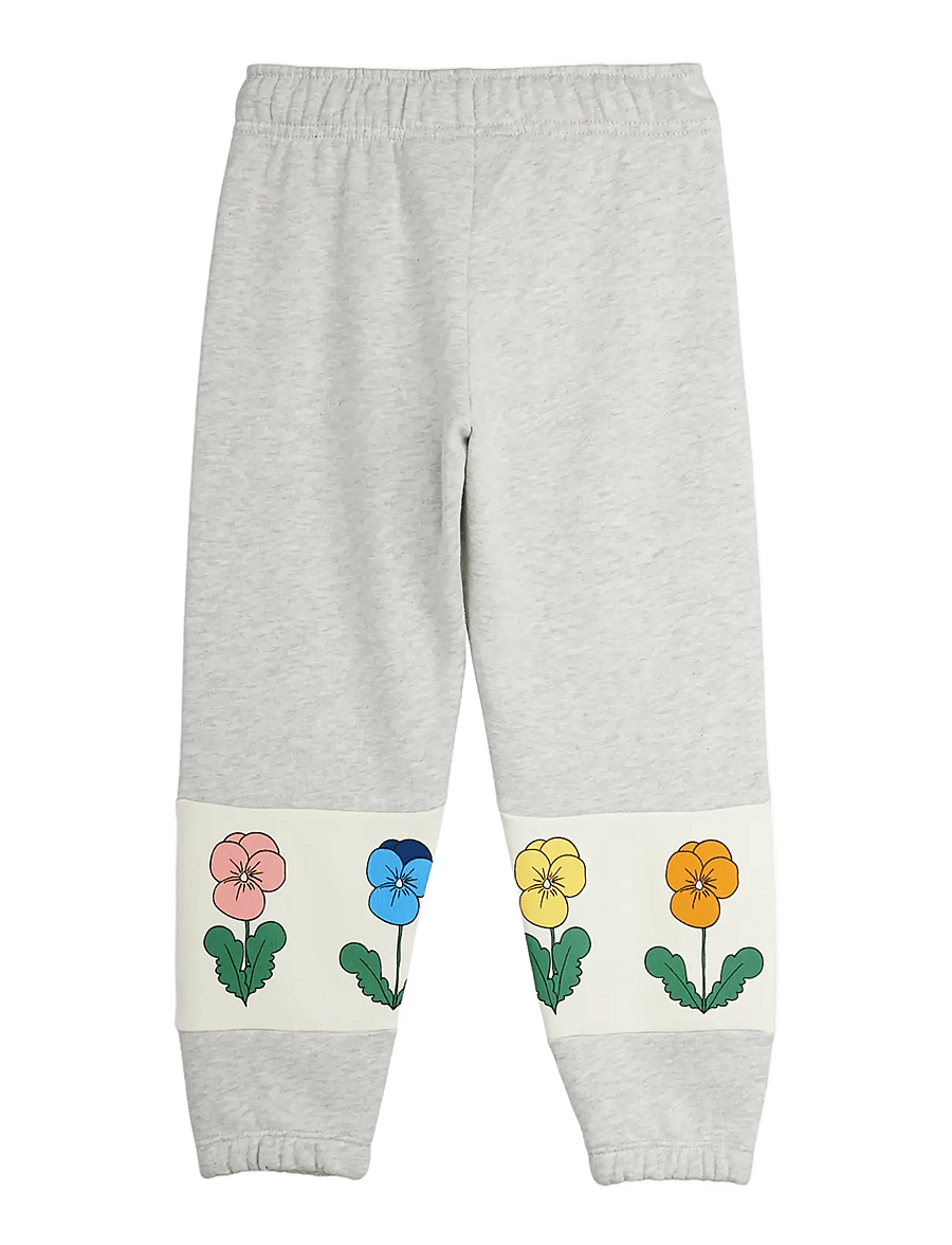 Mini Rodini - Violas panel sweatpants - jogginghosen - grey melange - 1