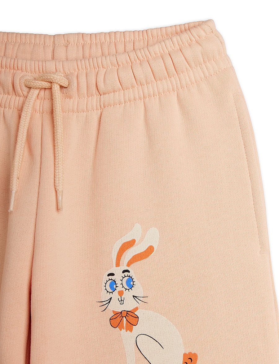 Mini Rodini - Rabbit sp cuffed sweatpants - jogginghosen - pink - 3