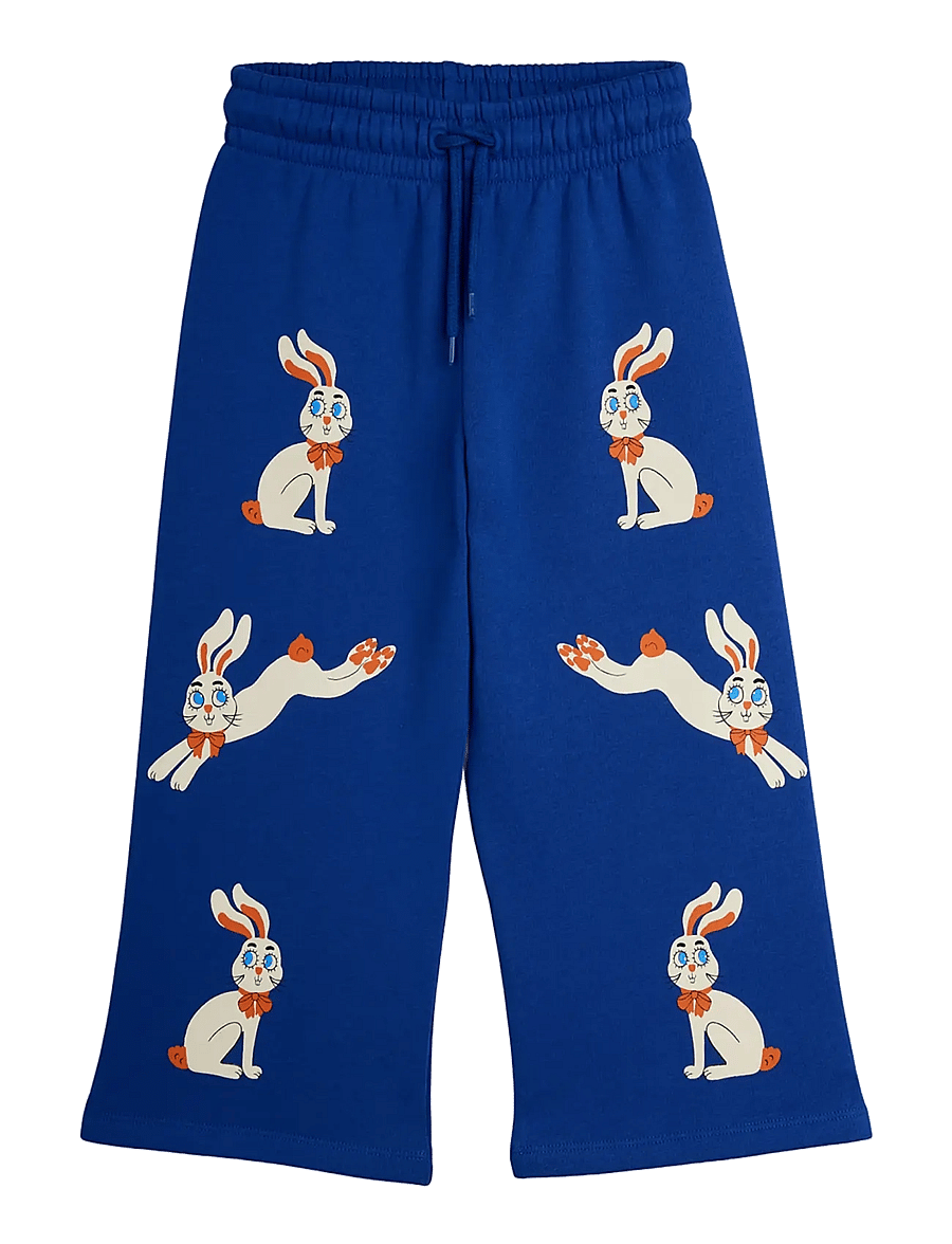 Mini Rodini - Rabbit sp sweatpants - jogginghosen - blue - 0