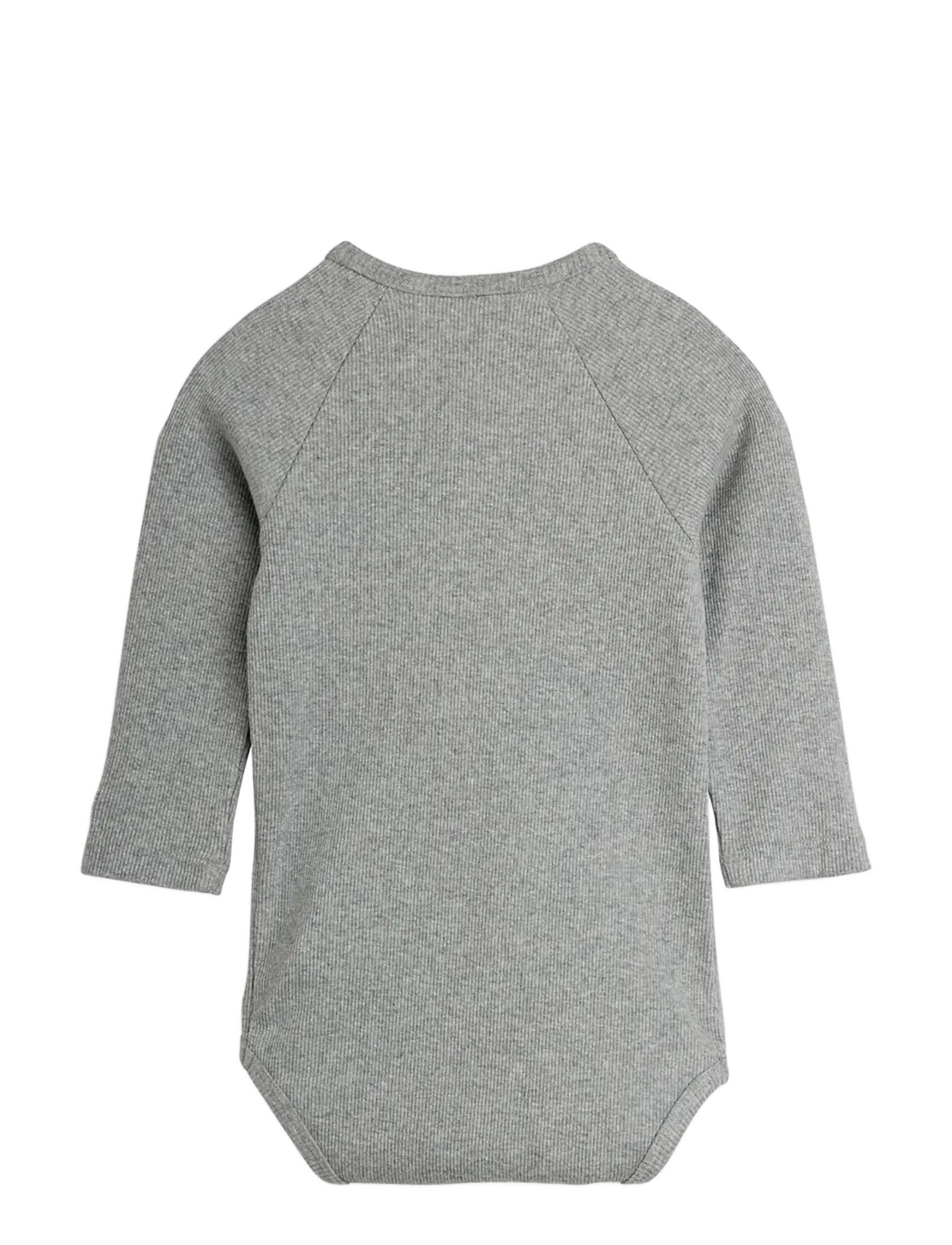 Mini Rodini - Rabbit application ls body - pikkade varrukatega bodid - grey melange - 1
