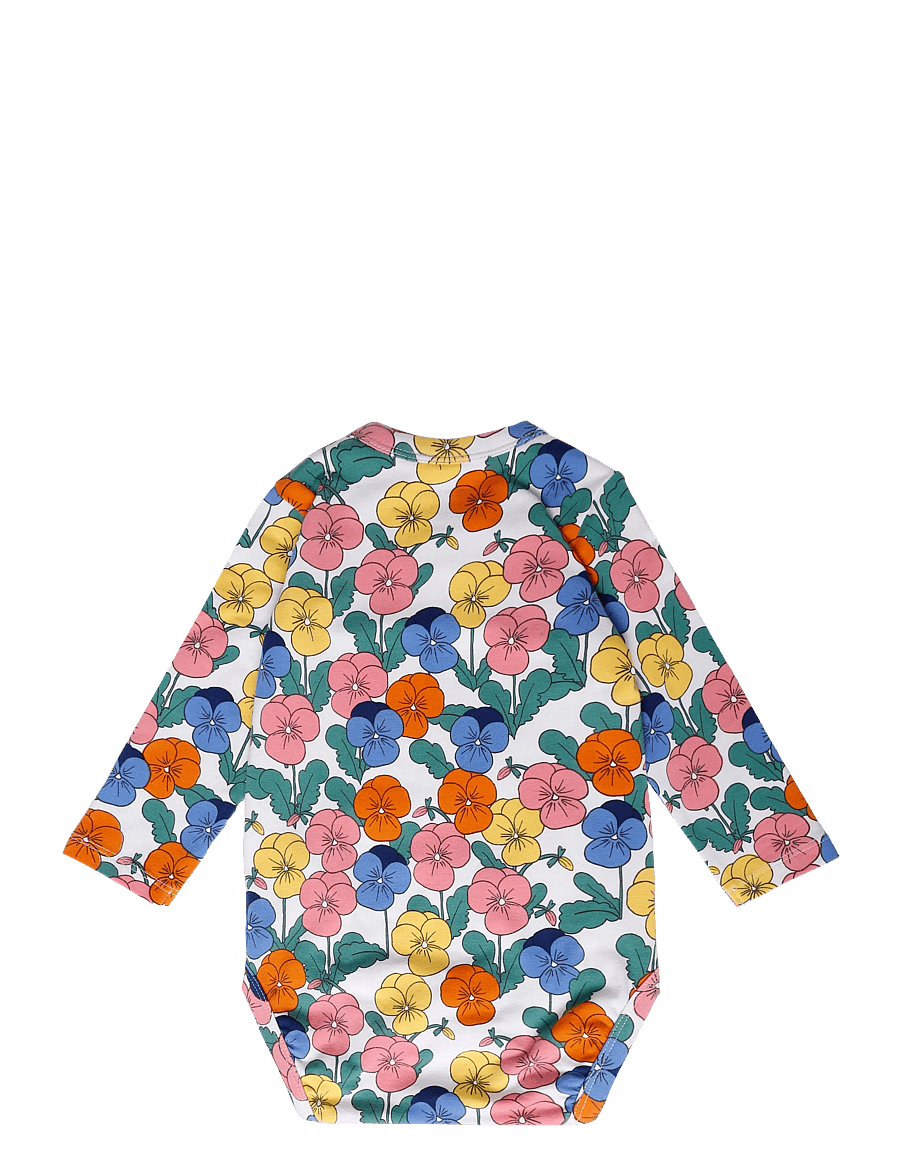 Mini Rodini - Violas aop ls body - pikkade varrukatega bodid - multi - 1