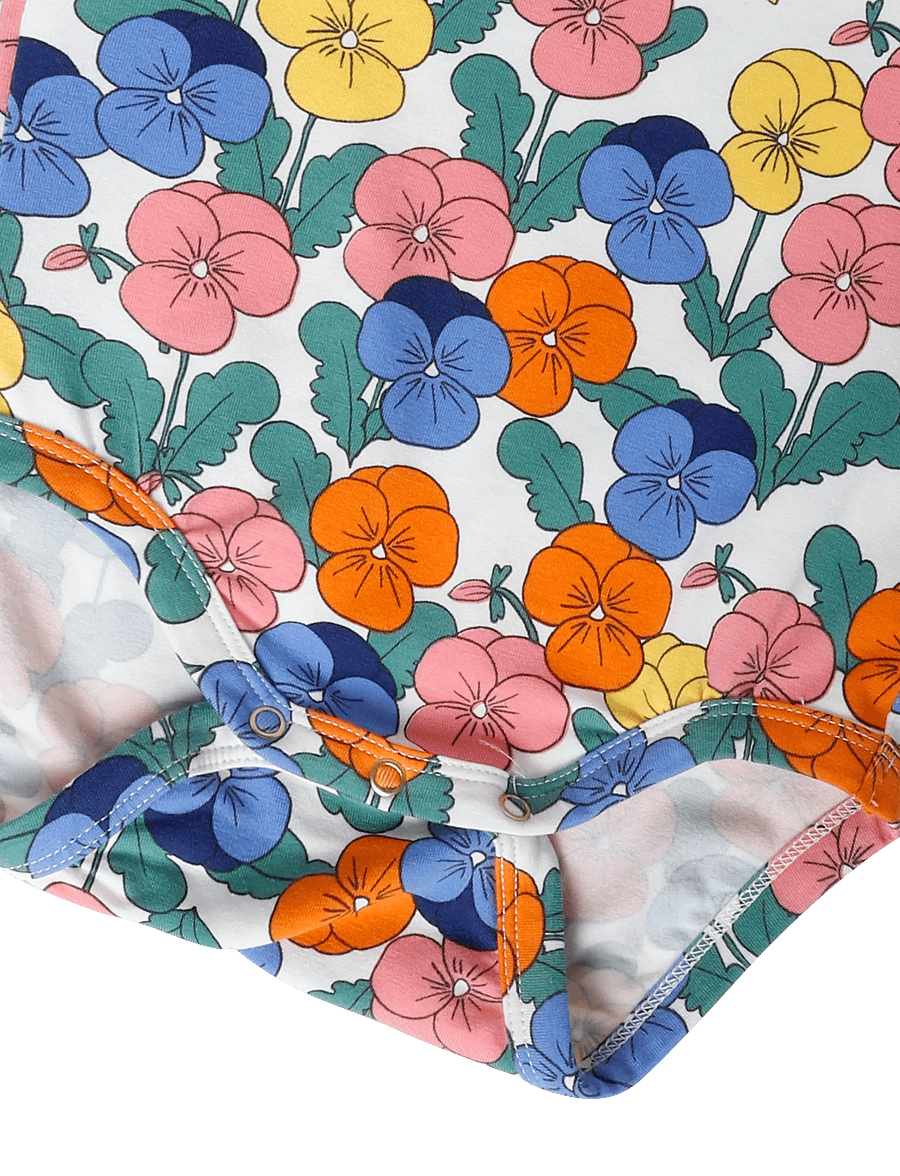 Mini Rodini - Violas aop ls body - pikkade varrukatega bodid - multi - 3