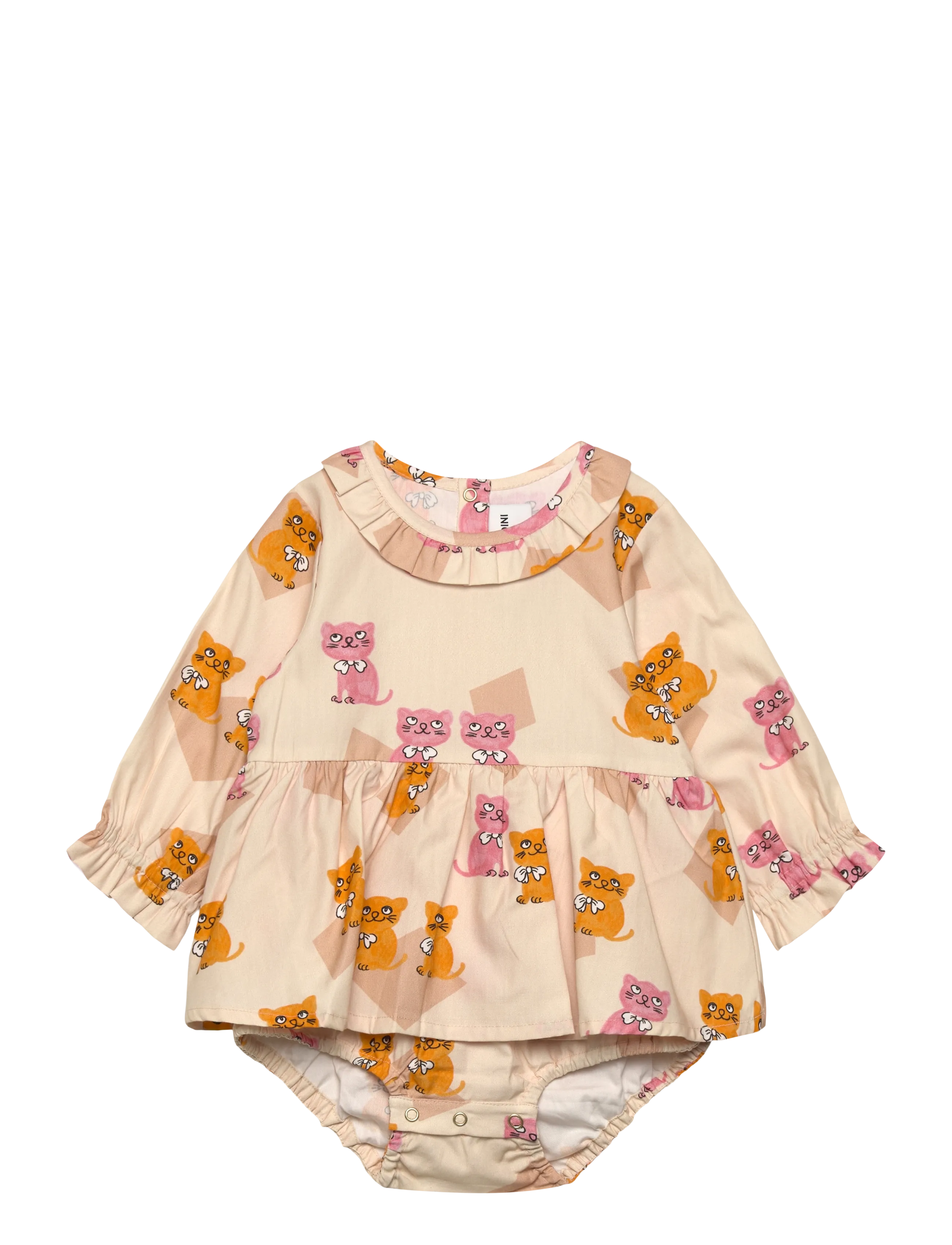 Mini Rodini Kittens aop ls body - Tøj - MULTI / multi