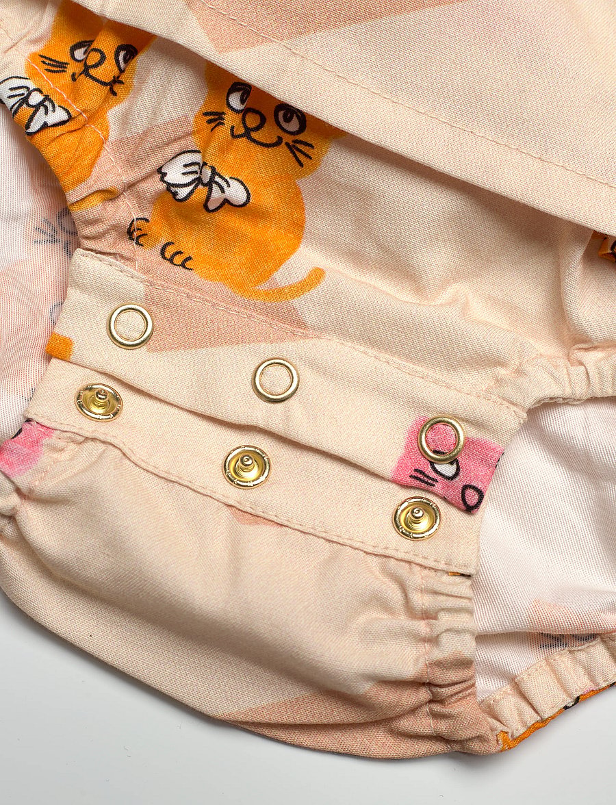 Mini Rodini - Kittens aop ls body - langärmelige bodys - multi - 3