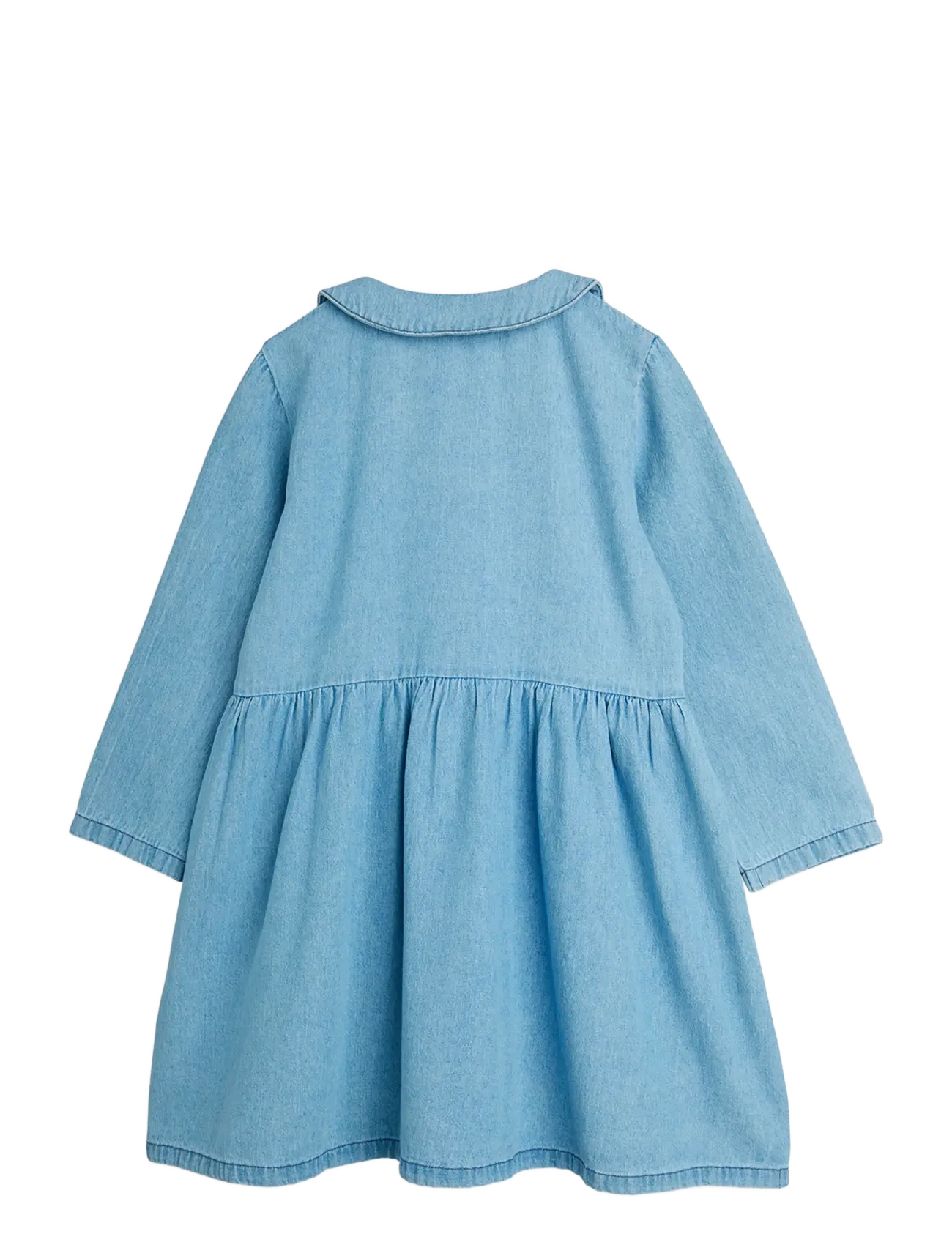 Mini Rodini - LW denim rabbit sp woven dress - blue - 1