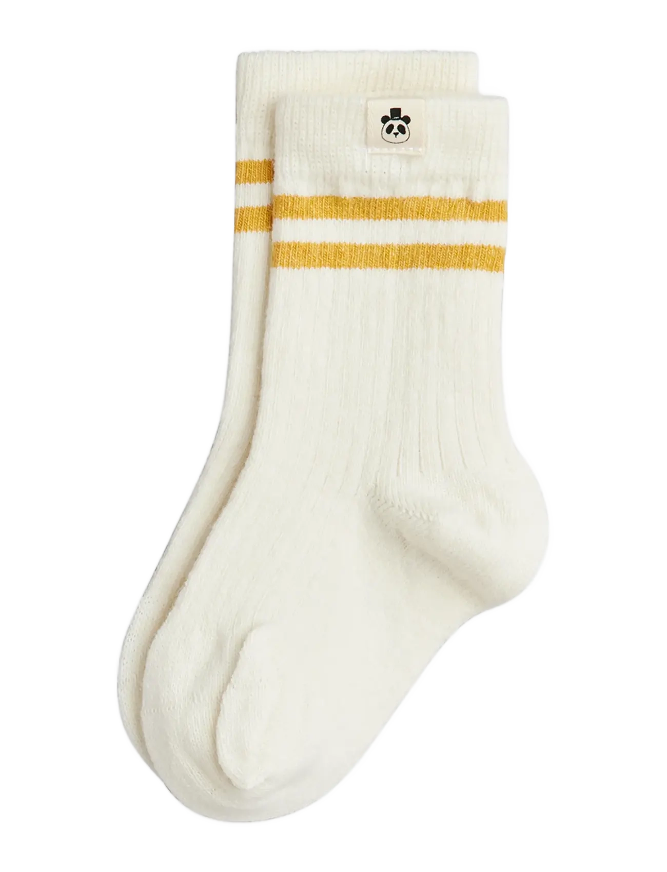 Mini Rodini Wool rib 1-pack socks - Strømper - OFF-WHITE / cream