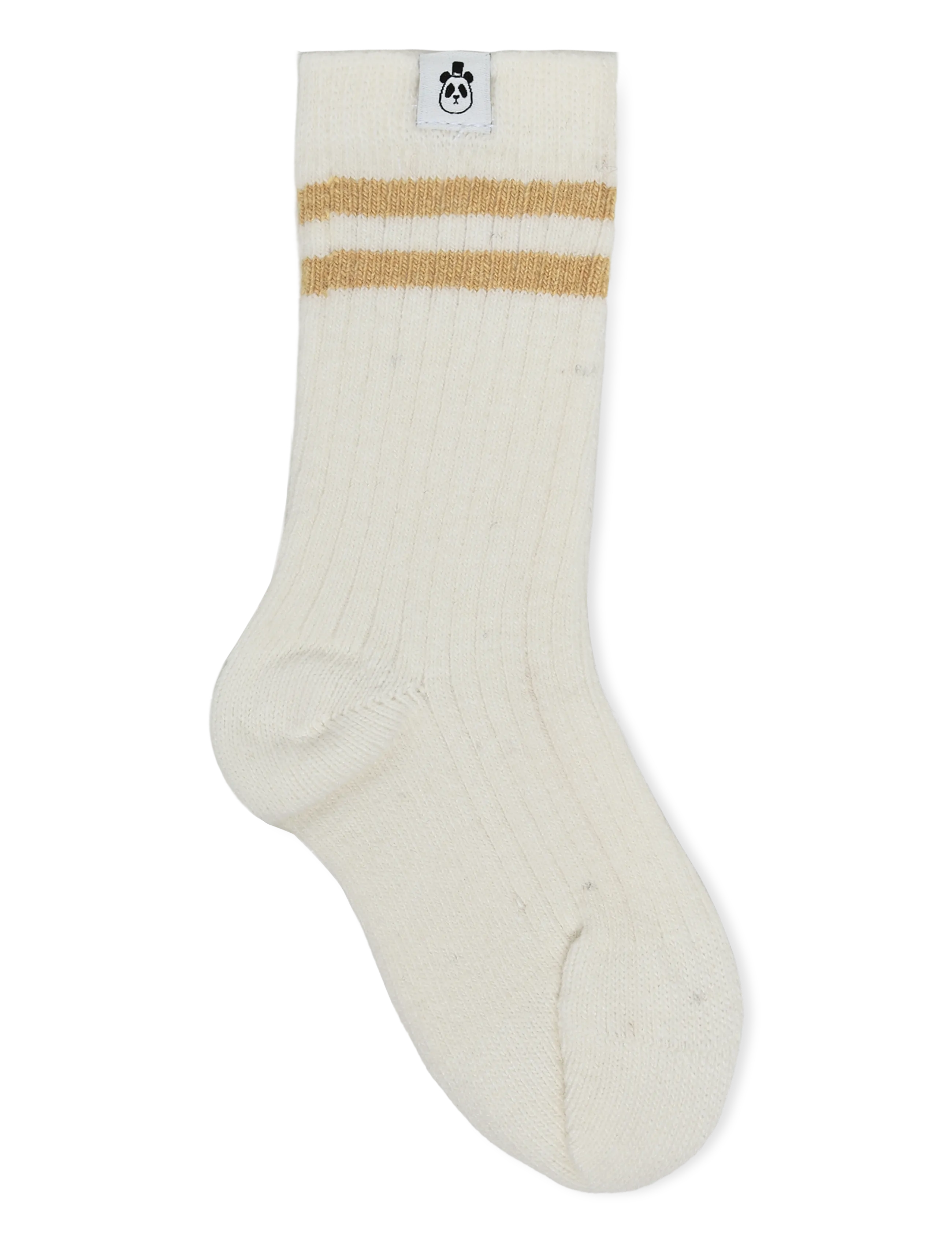 Mini Rodini - Wool rib 1-pack socks - baby socks - off-white - 1