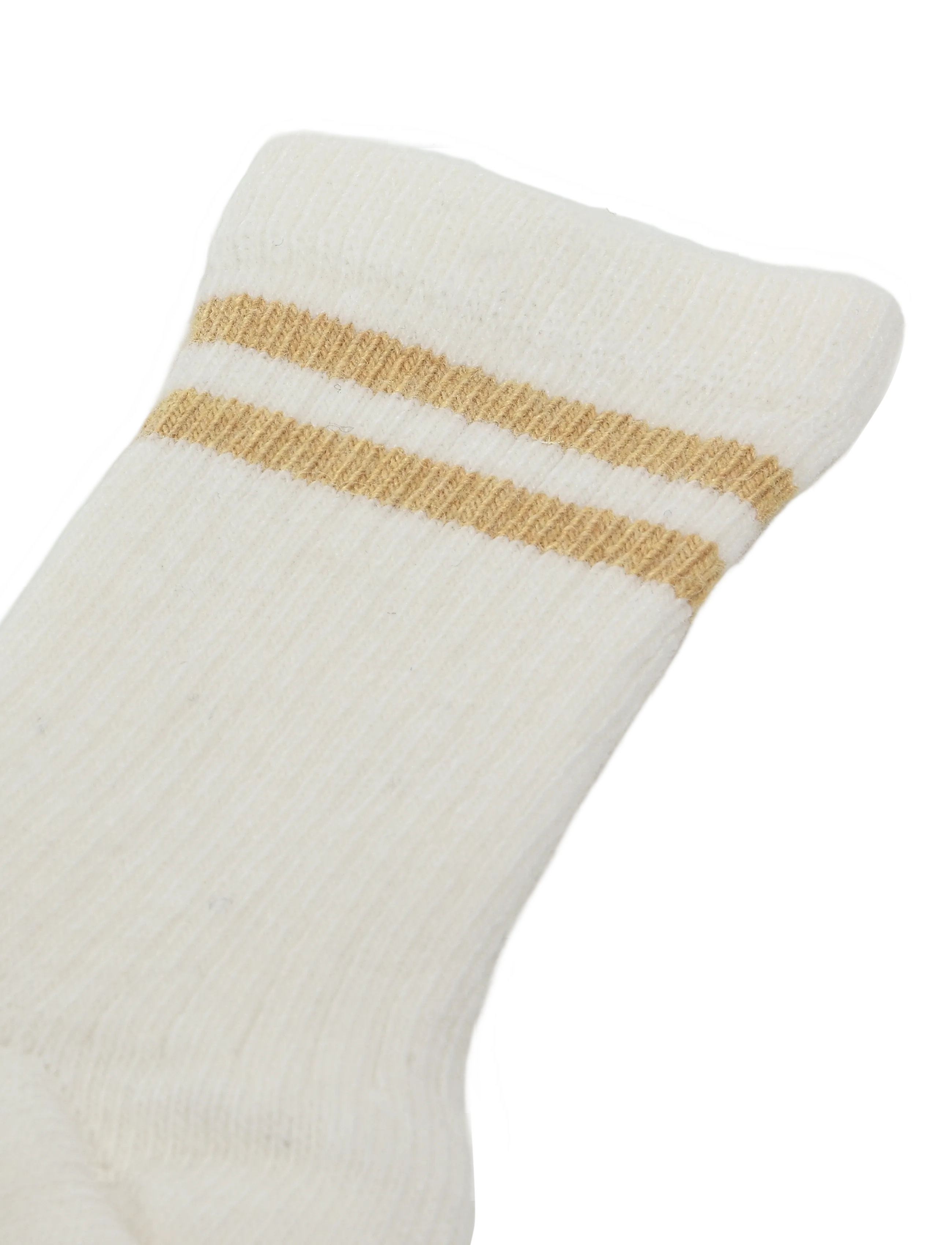 Mini Rodini - Wool rib 1-pack socks - baby socks - off-white - 2