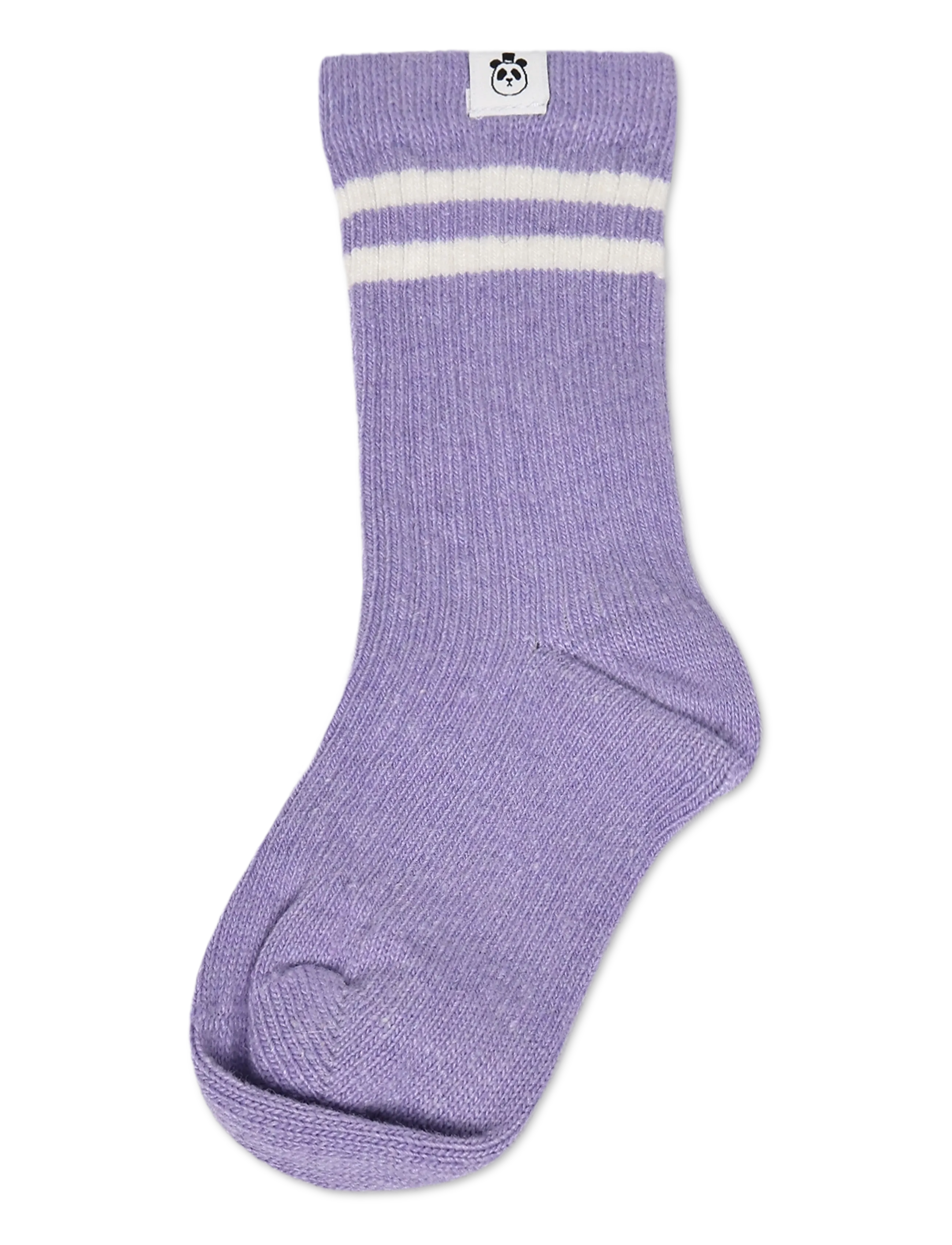 Mini Rodini Wool rib 1-pack socks - Mini Rodini - PURPLE / purple