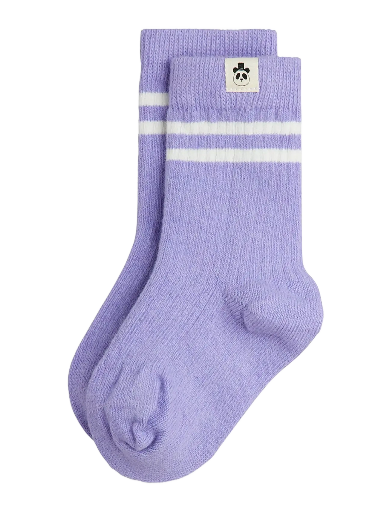 Mini Rodini Wool rib 1-pack socks - Strømper - PURPLE / purple